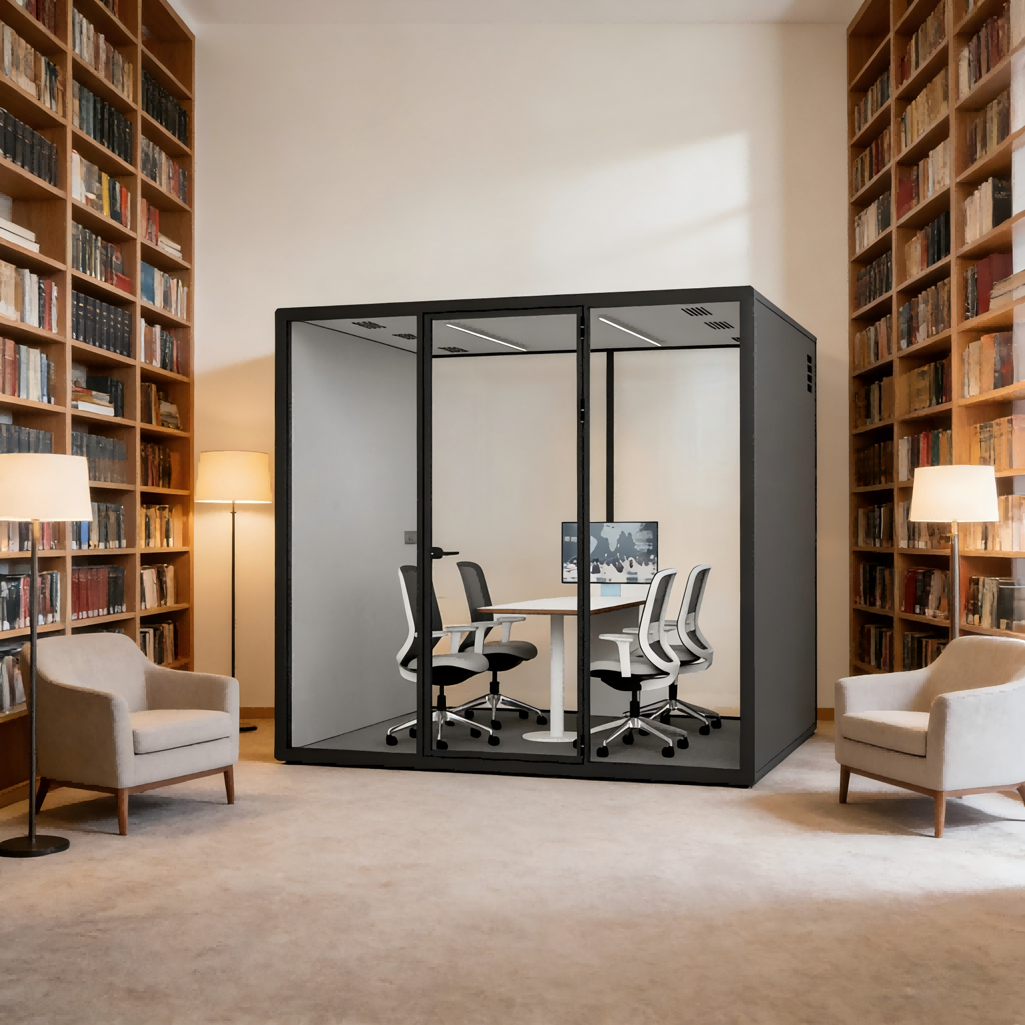 Office Pods 4-6 person cabins