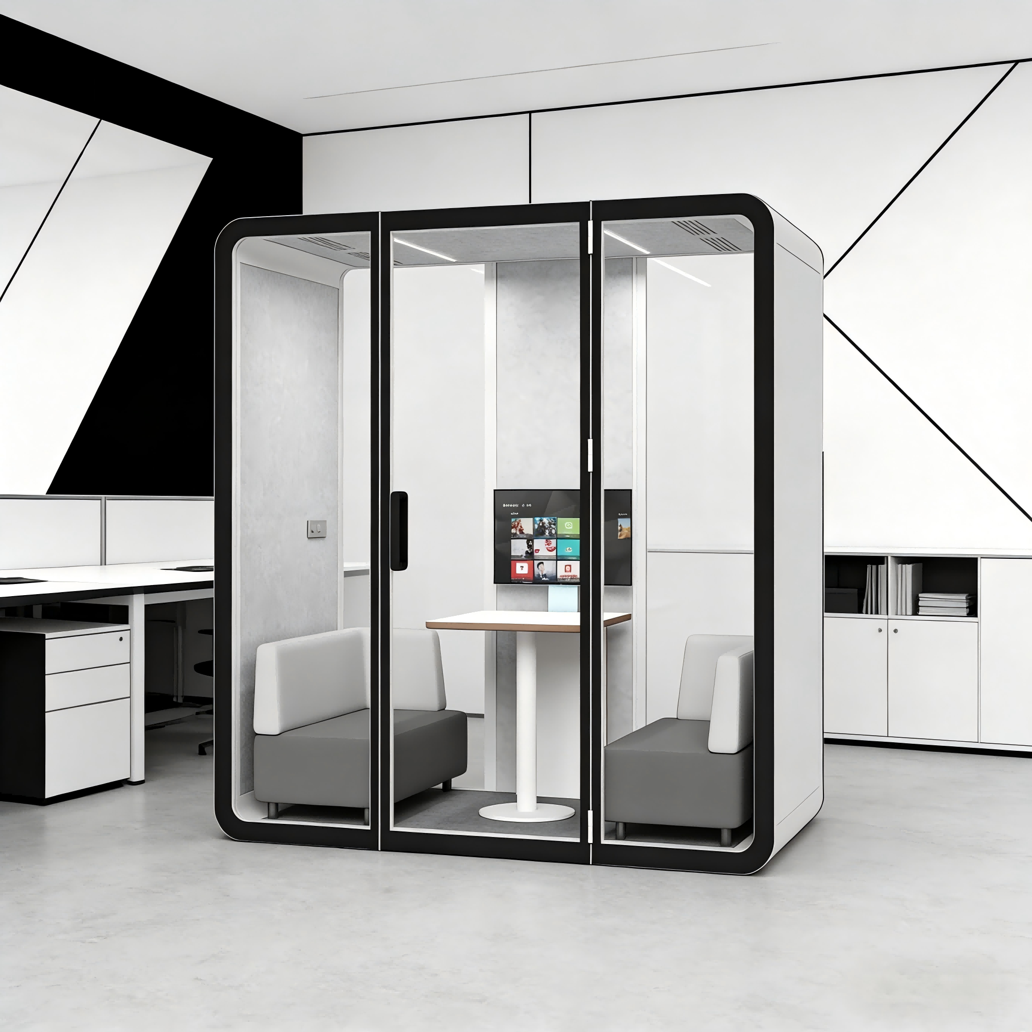Office Pods 4-person cabins