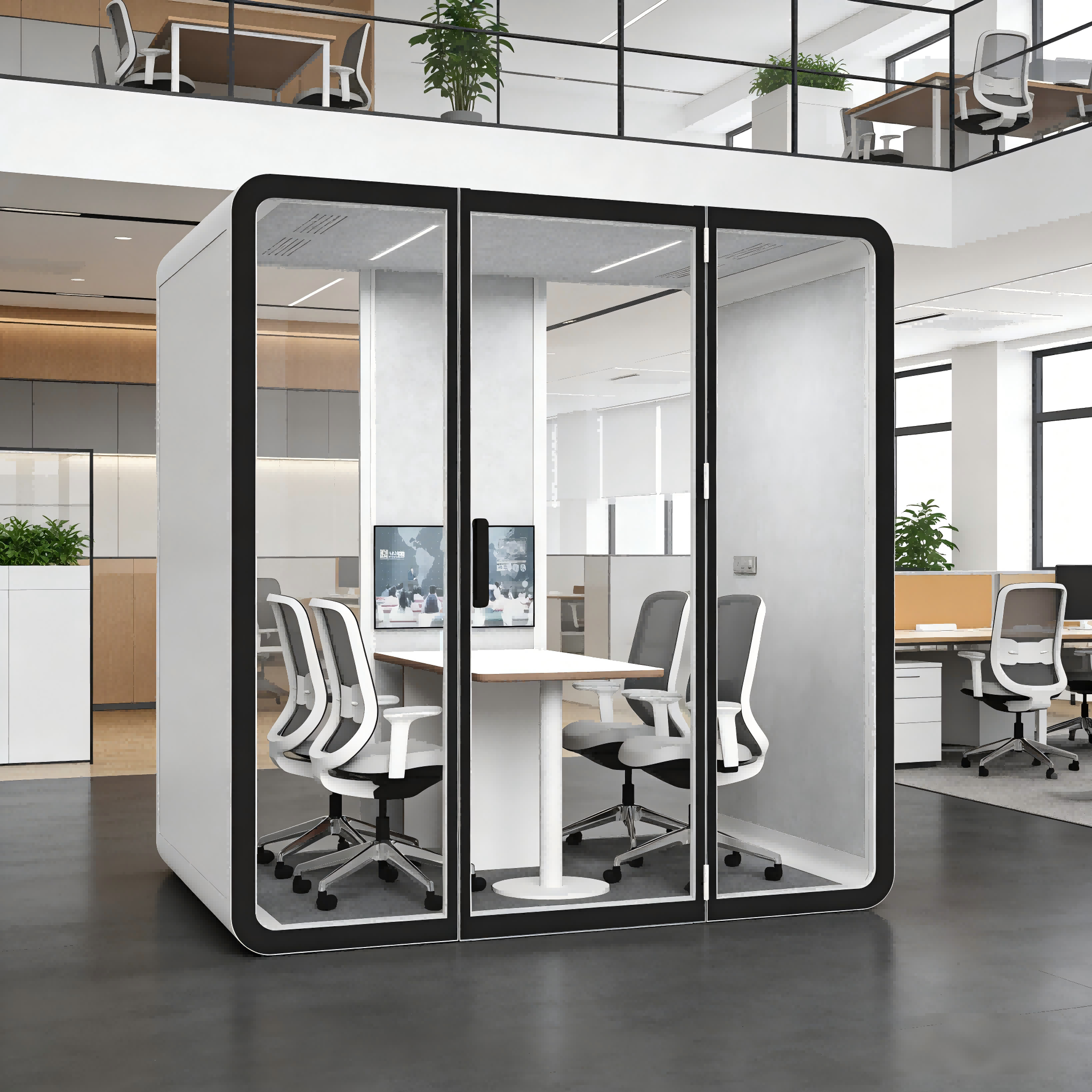 Office Pods 6-person cabins
