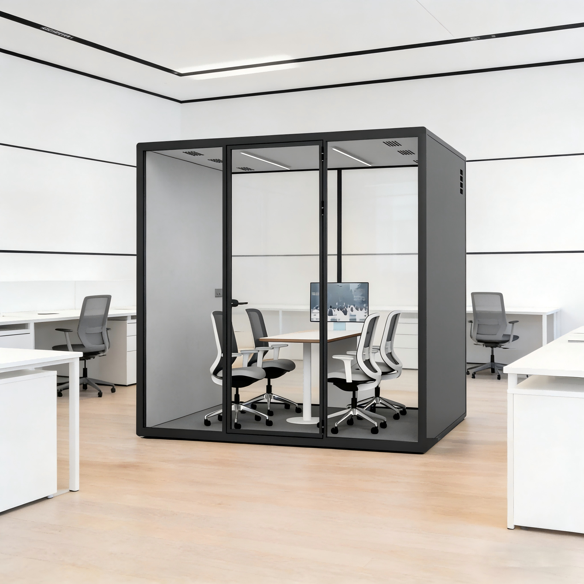 Office Pods 4-6 person cabins
