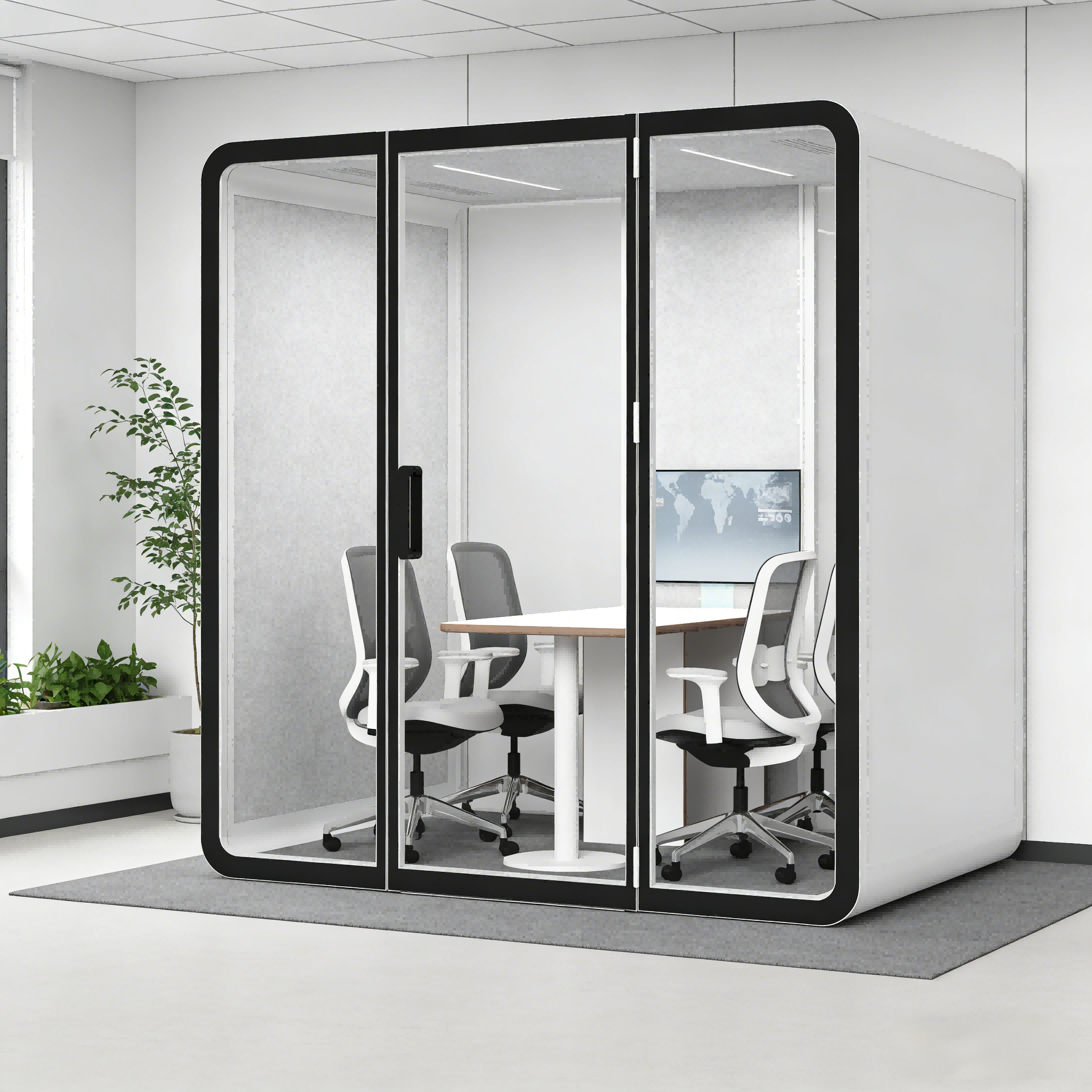 Office Pods 6-person cabins