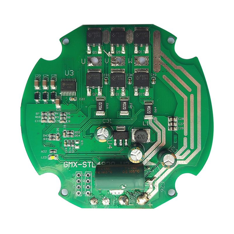 Low voltage industrial fan motor drive board