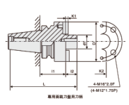 BT-FMB 面铣柄