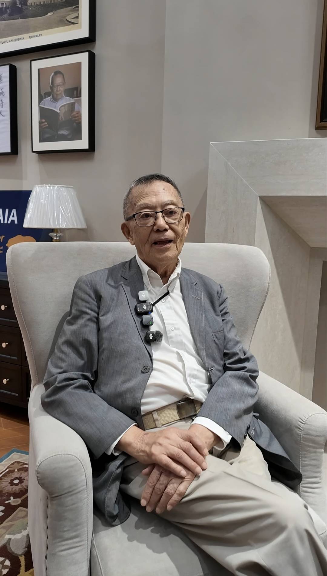田长霖胞兄、美国著名侨领、美籍华人航天工程师、美国田氏教育科学基金会理事长田长焯。