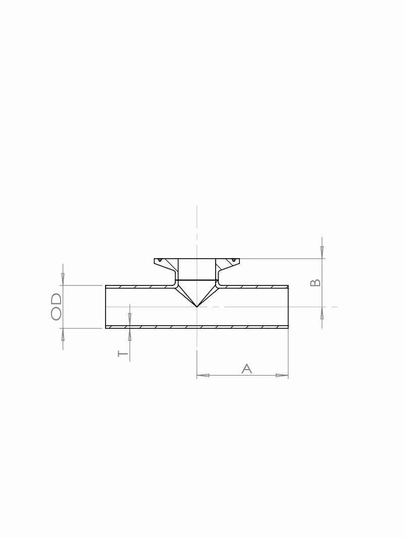 Automatic Weld：Short-Outlet ClampJointTee