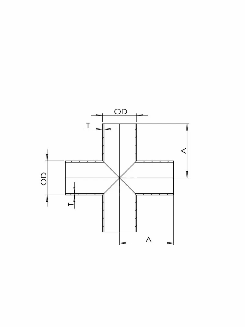 Automatic Weld：Straight Cross