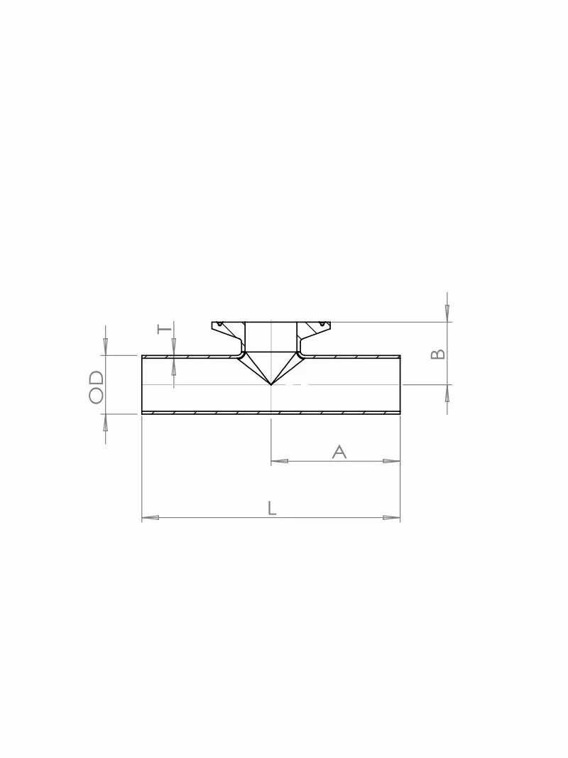 Automatic Weld：Short-Outlet Clamp Joint Tee