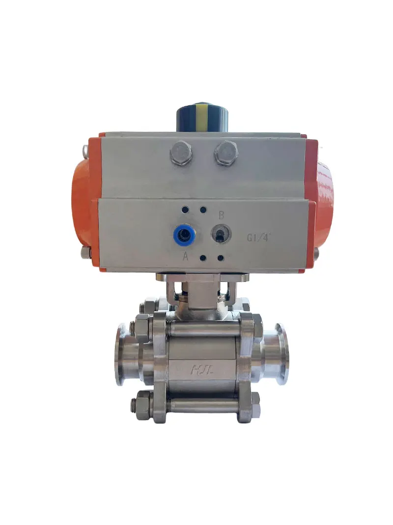 Pneumatic ball valve