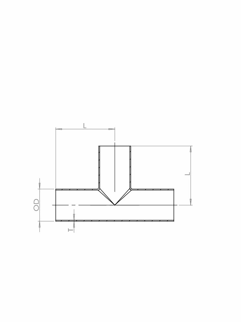 Automatic Weld：StraightTee