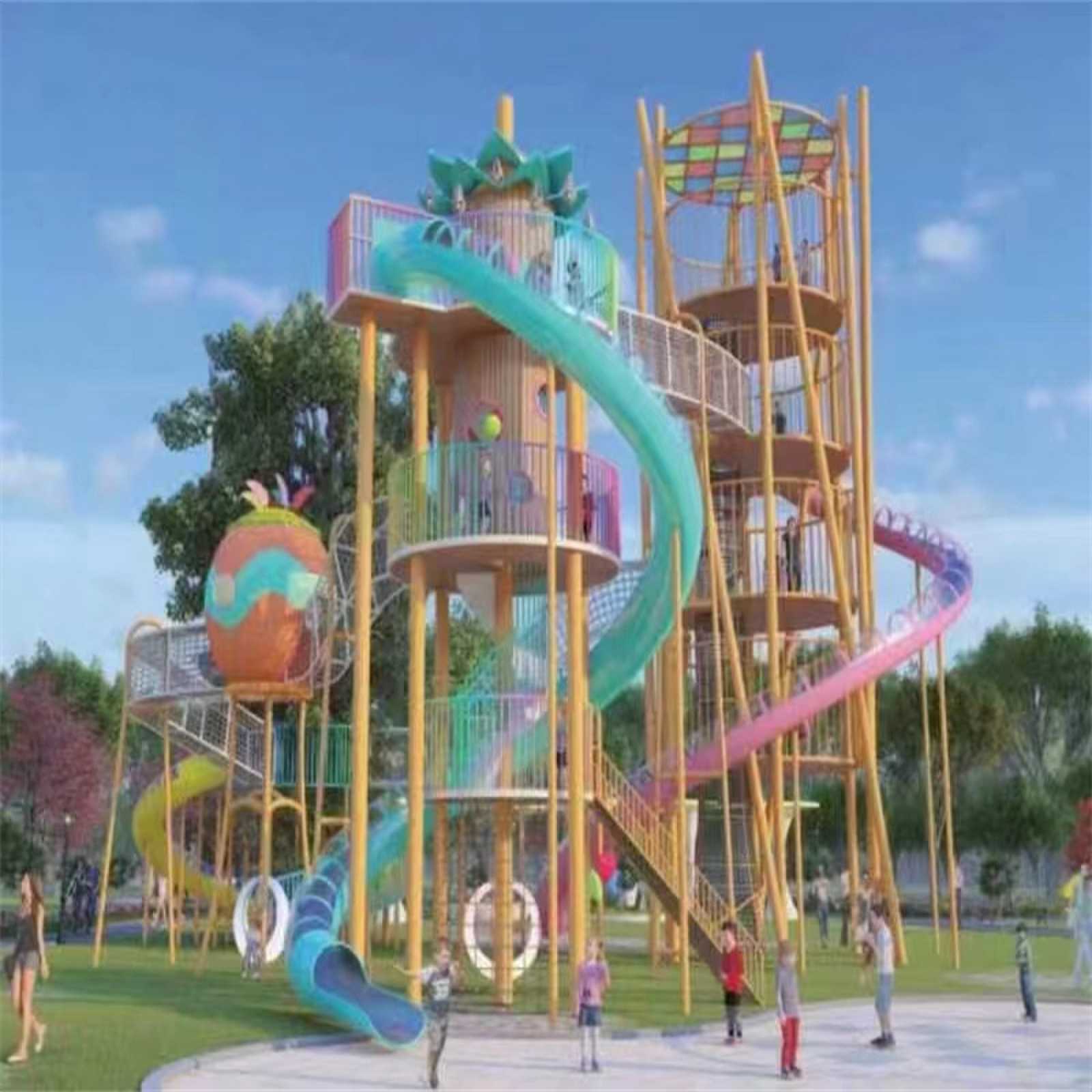 Outdoor children's playground  （$1000-2000）square