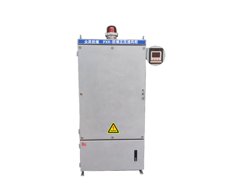 Explosion proof positive pressure cabinet