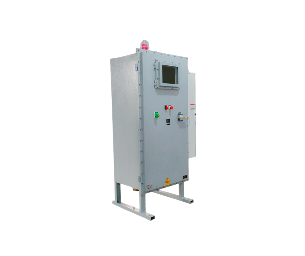 Explosion proof positive pressure cabinet