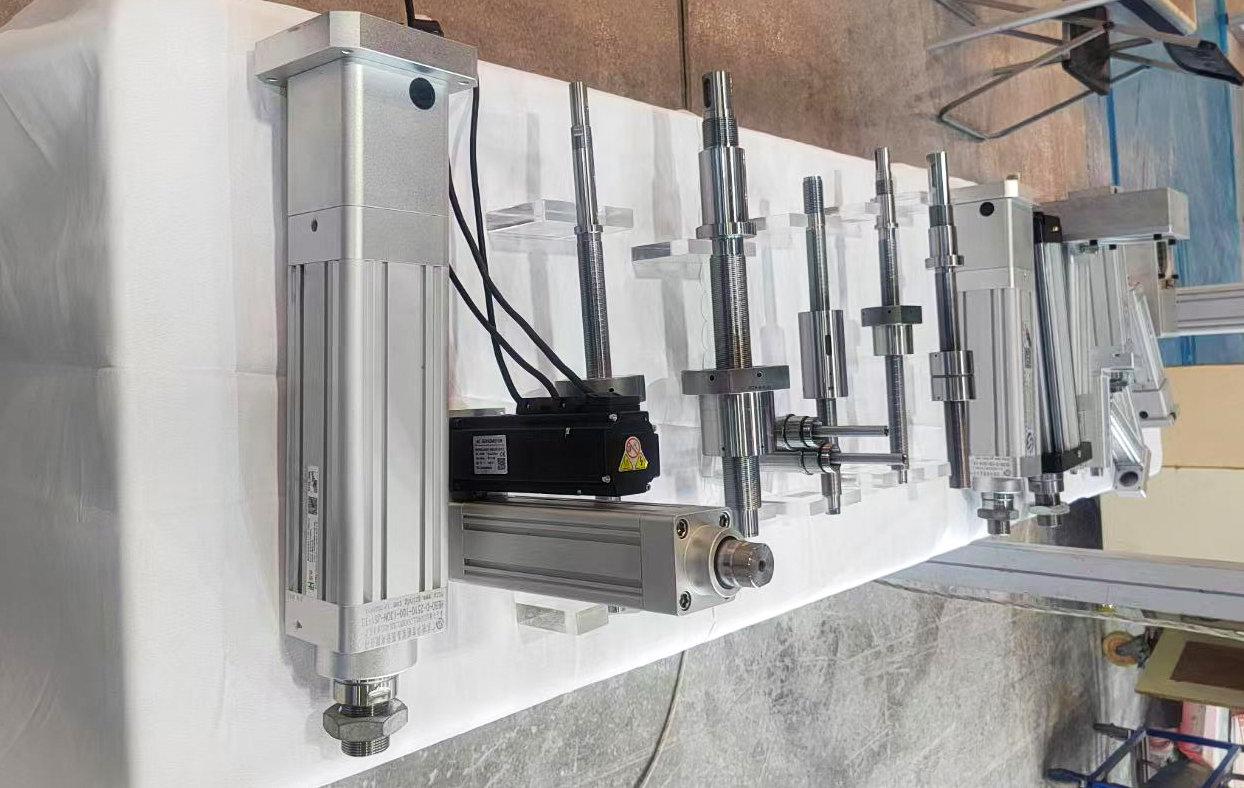 联华电动缸三维动画安装方式｜广东联华智能装备股份有限公司