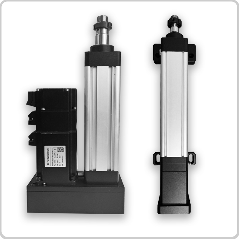 广州HE63伺服电动缸_广东联华800KG重载1200mm行程电缸