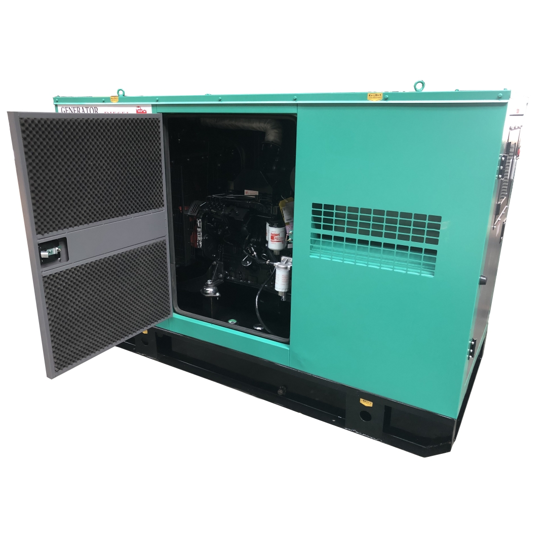 Silent diesel generator set