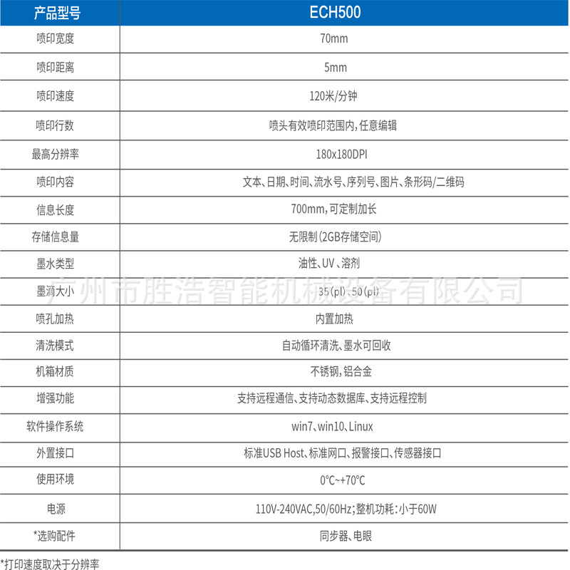 高解析喷码机 硬质塑料打标机 批号 条形码 图片可喷二维码 等