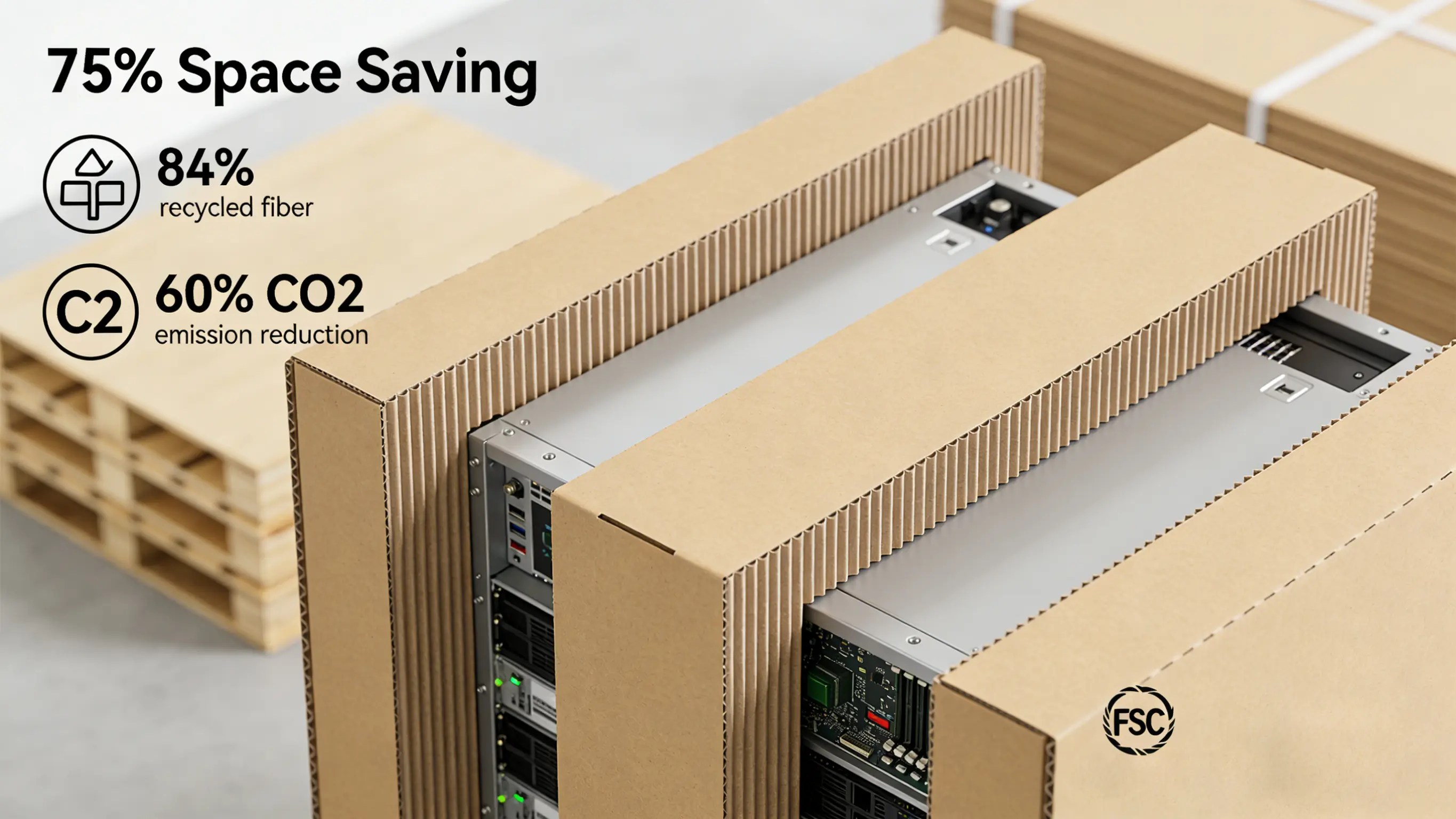 Fiber-Based Packaging Engineering for CO2 Reduction