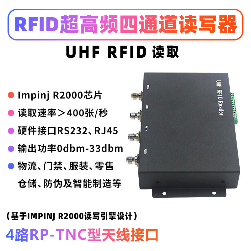 UHF四通道读卡器