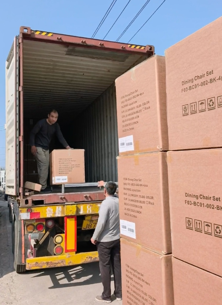 The company employees are shipping the goods