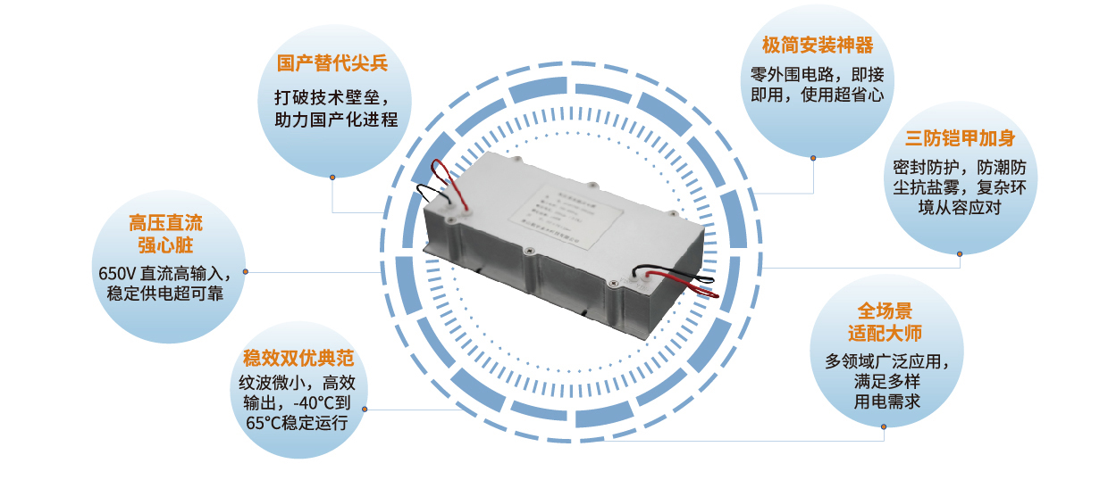 300Vdc输出高压直流输入电源模块-2-01