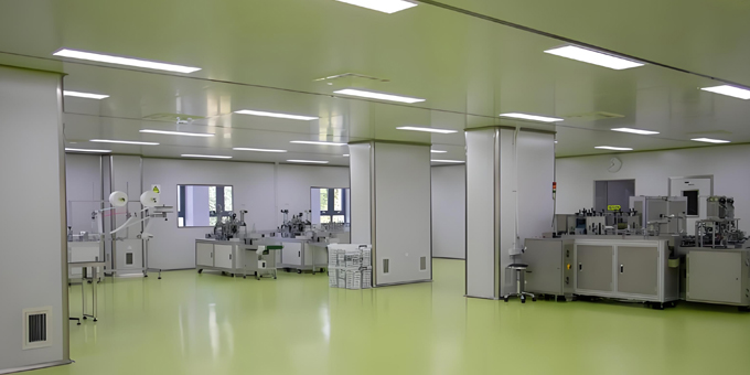 液晶显示加工车间净化室