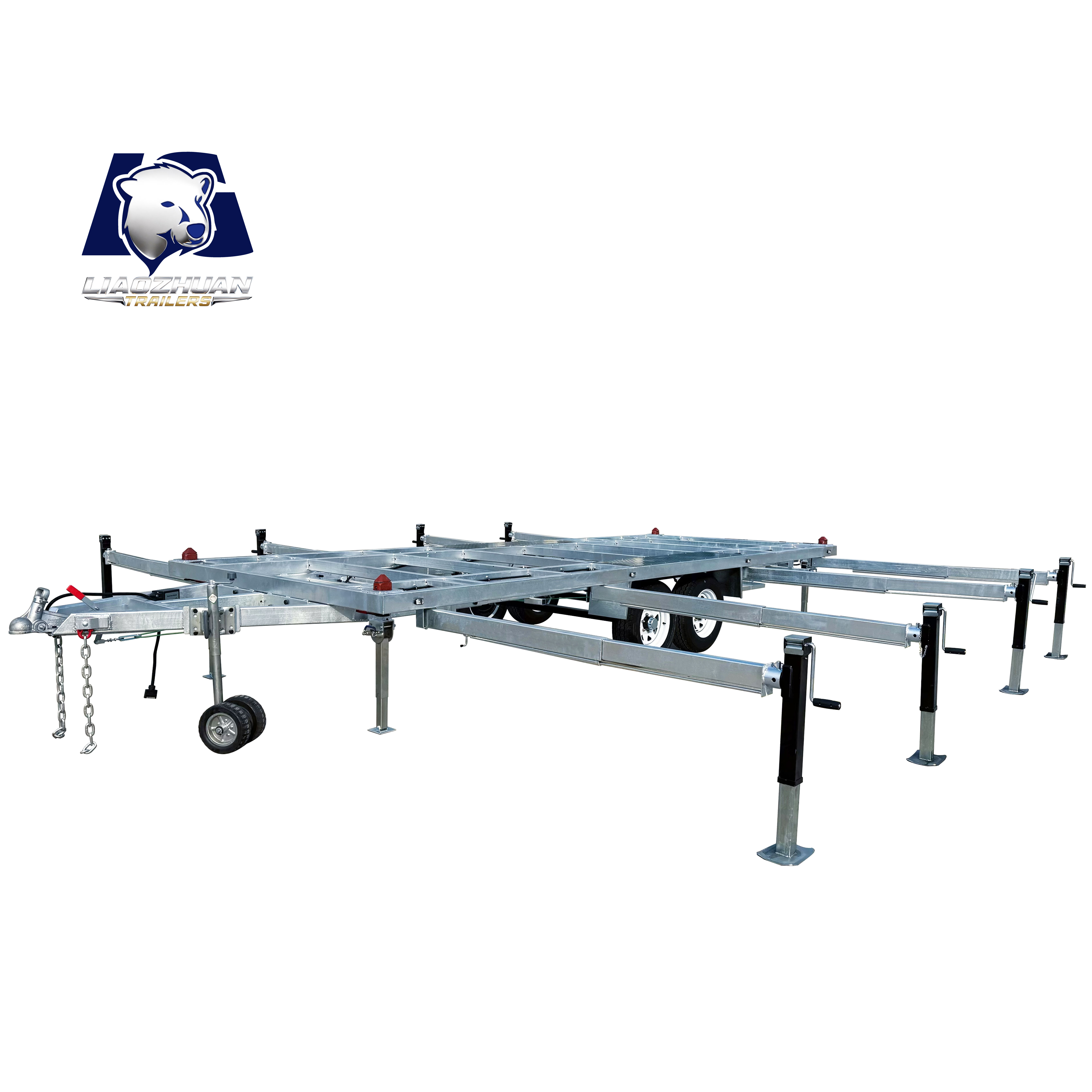 Hot-dip Galvanizing Skeleton Style Tiny House trailers