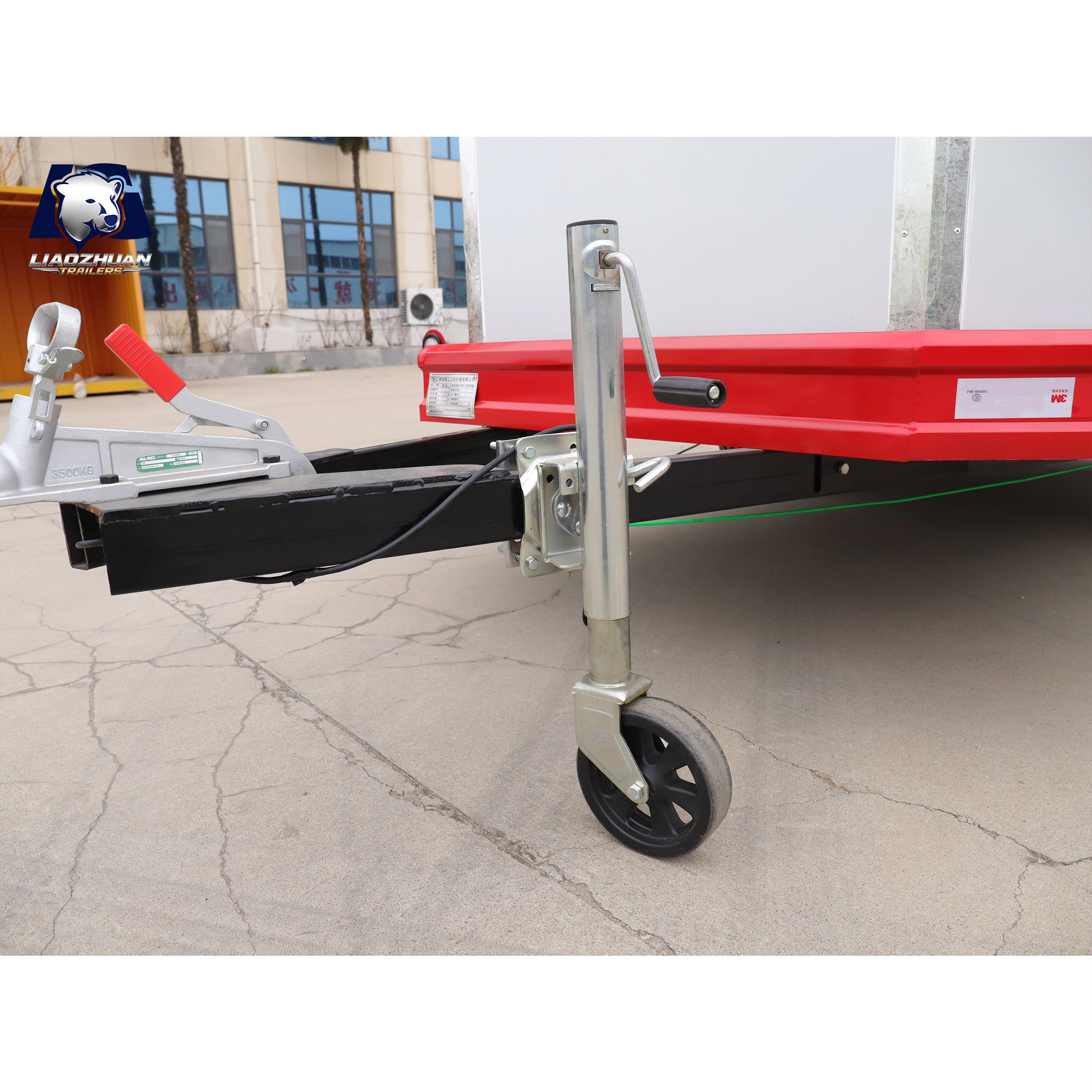 Single-axle box trailer