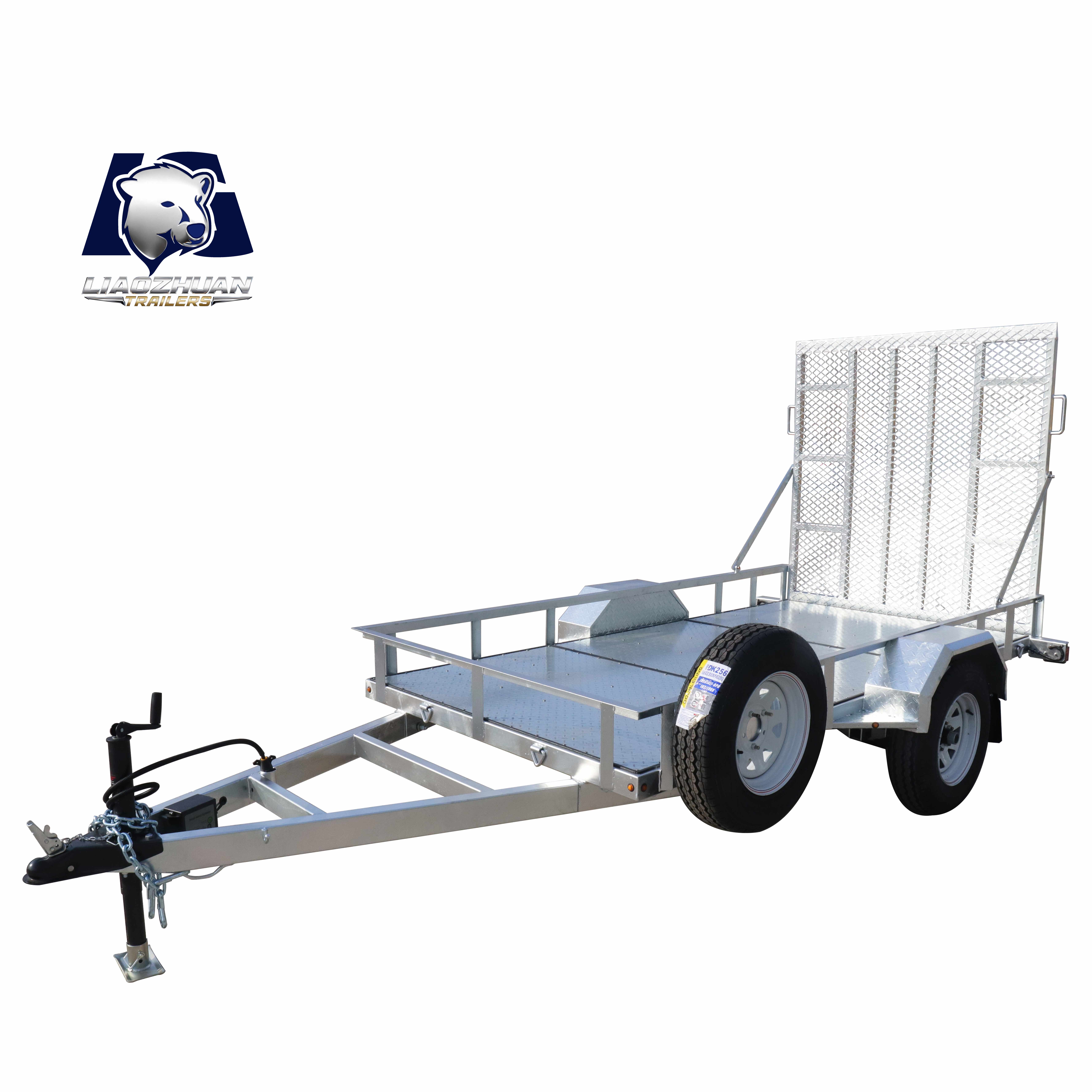 Hot-dip galvanized Utility trailer GVM 3000 pounds