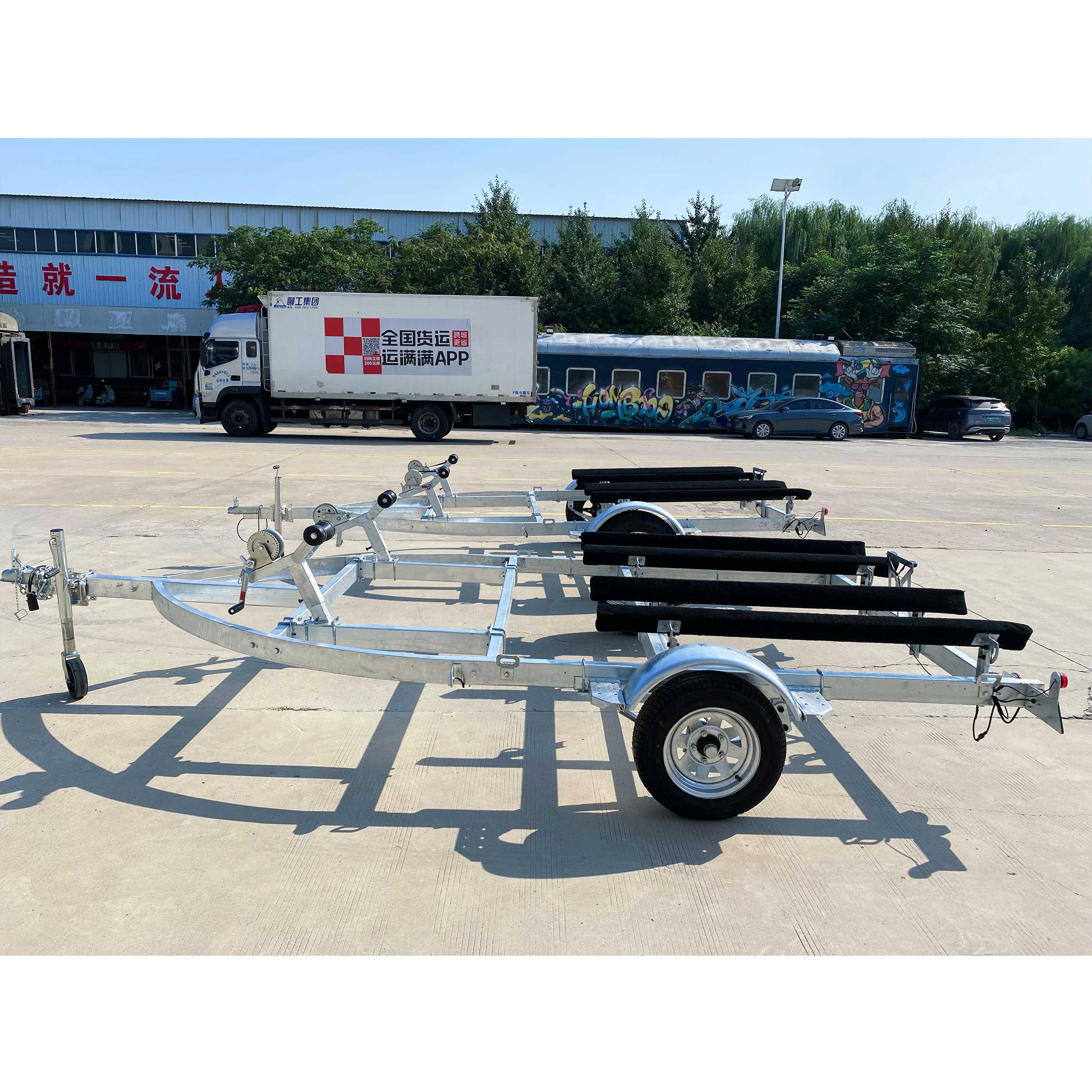 Double boat&Jetski trailer