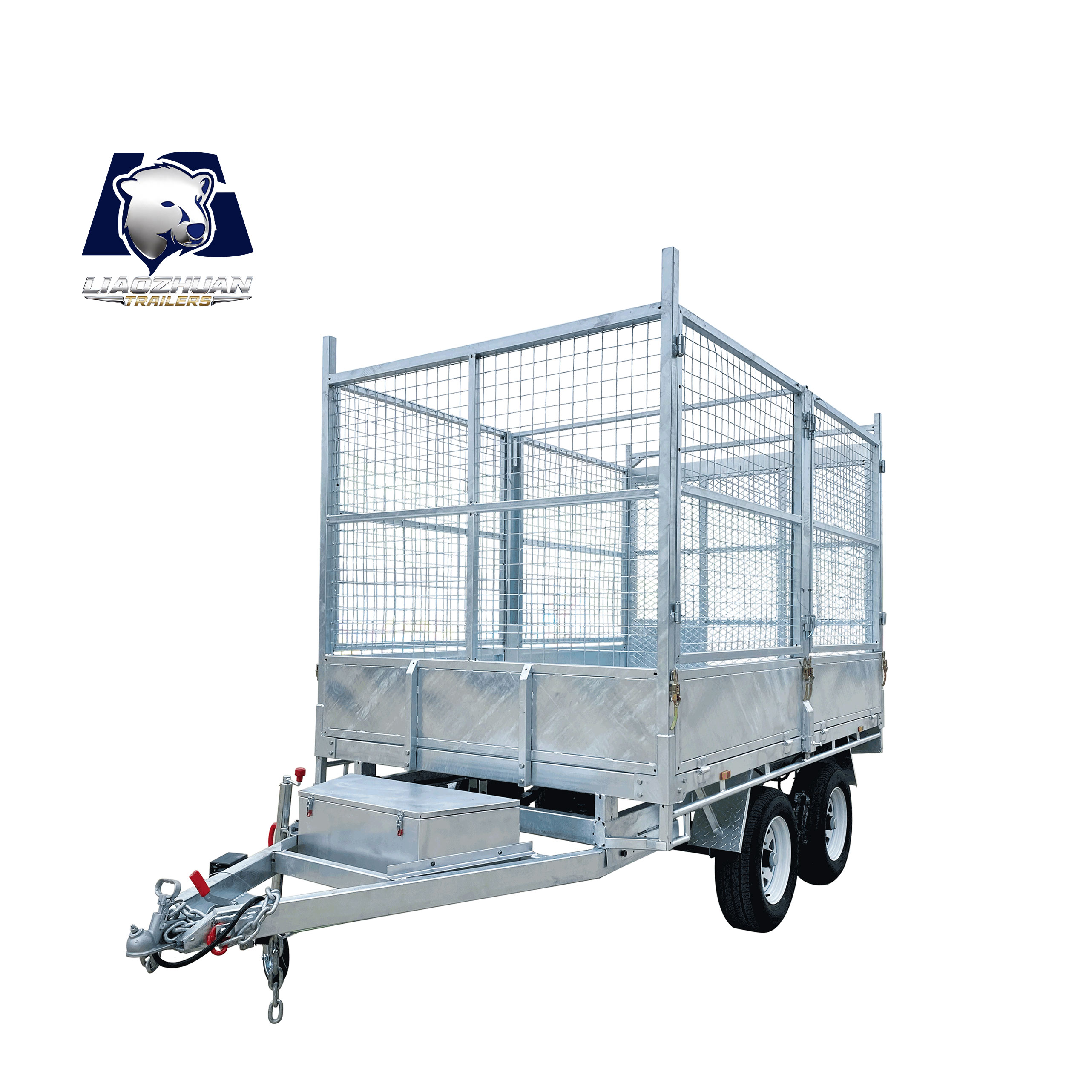 Enclosed tandem trailer