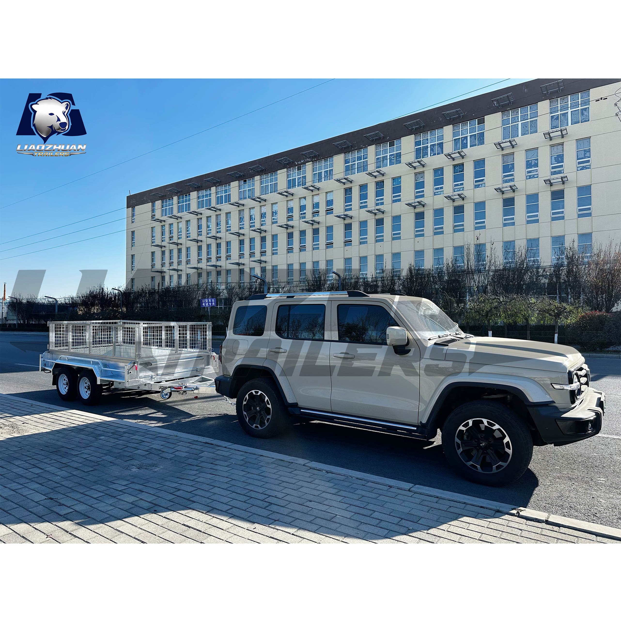 10×5 Tandem Axle Hot-Dip Galvanised Box Trailer 2000kg ATM