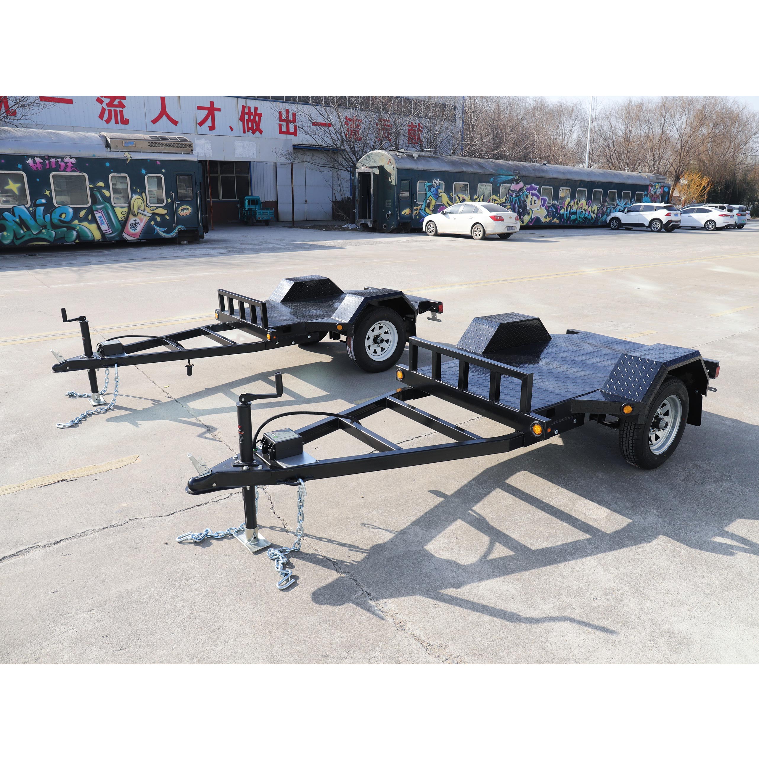 US ATM1340kg Single-shaft generator trailer