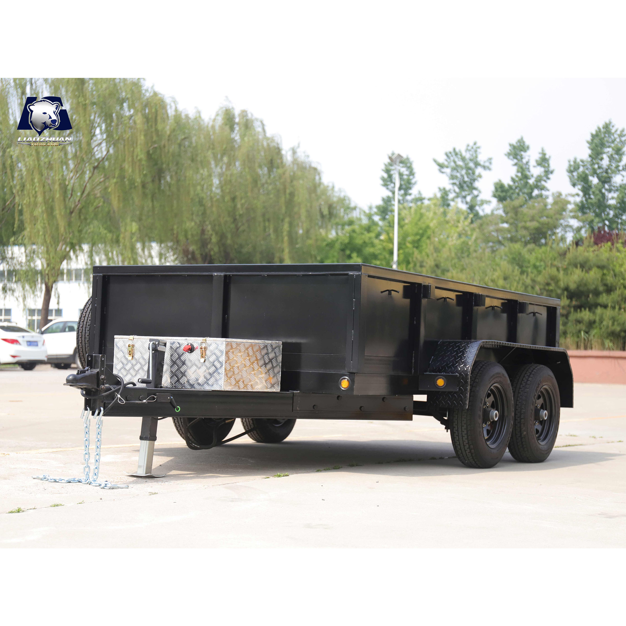 10x5 Hydraulic Dual-axis Tipper Painting Trailer 3000kg ATM (Electric Brake)