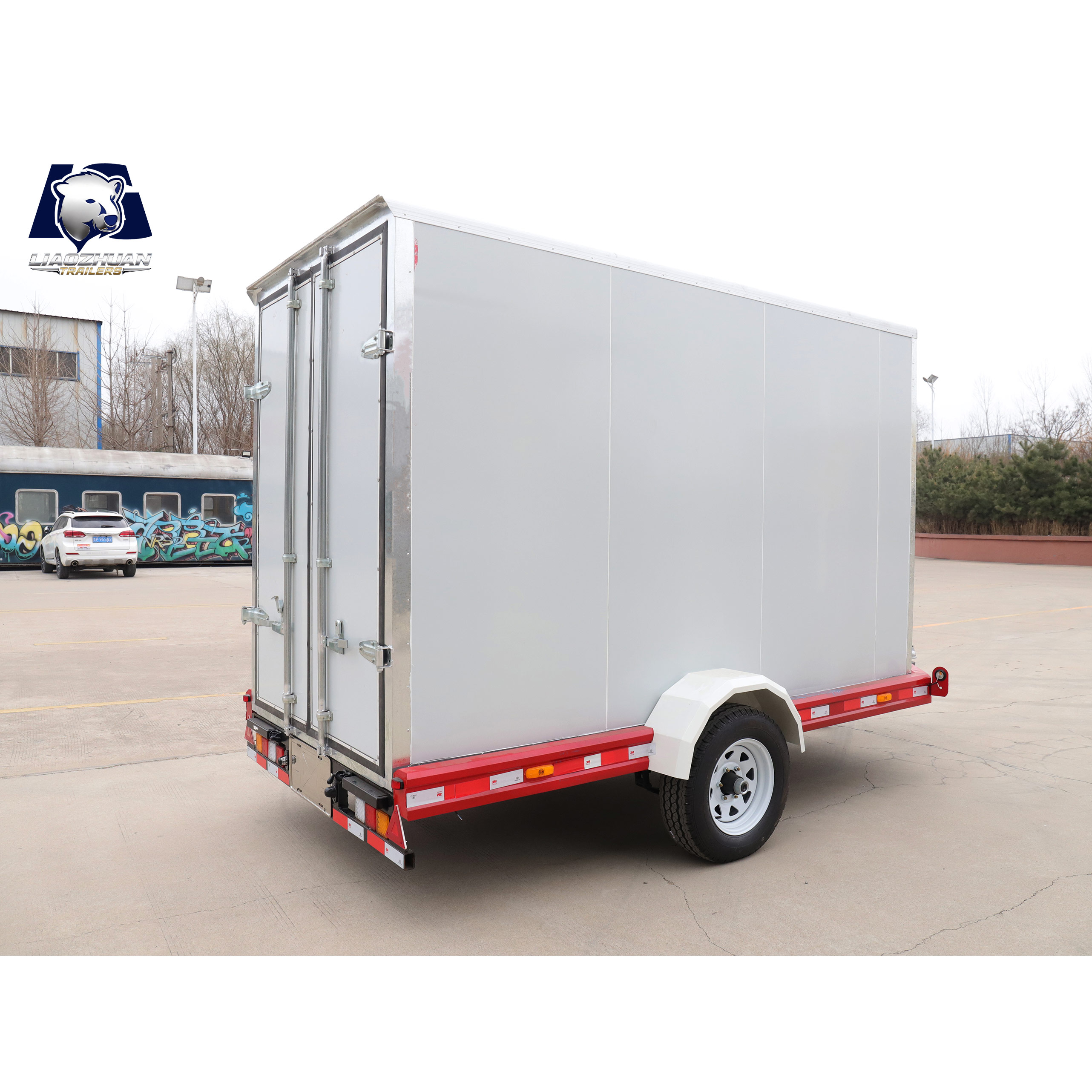 Single-axle box trailer