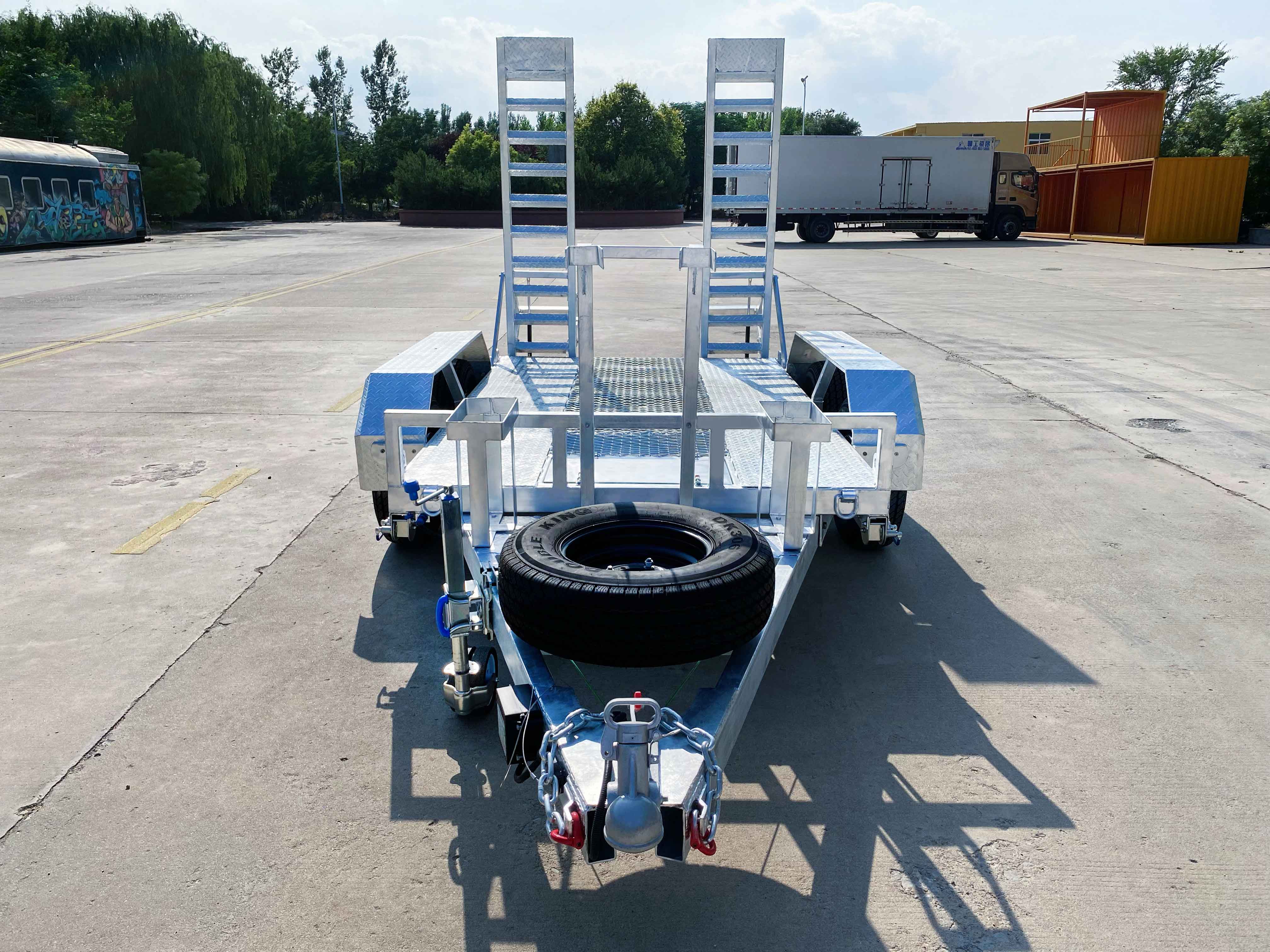 ATM4000kg small excavator agricultural trailer