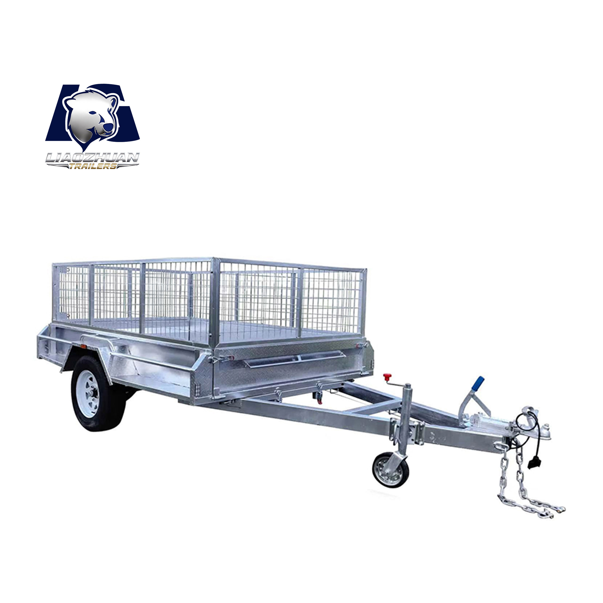 8x5 Premium Single Axle Hot-Dip Galvanised Tilting Box Trailer 750kg ATM