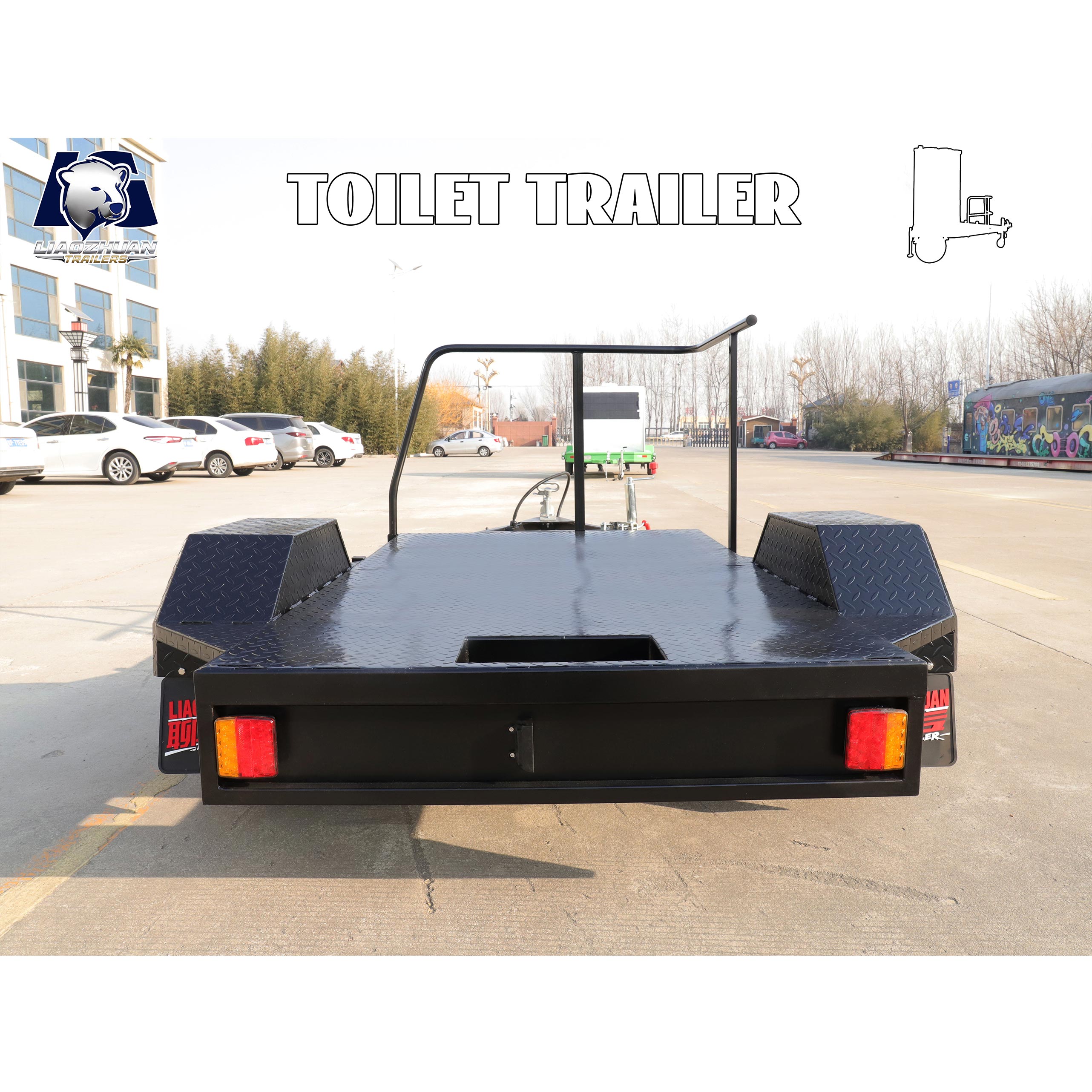 Toilet trailer