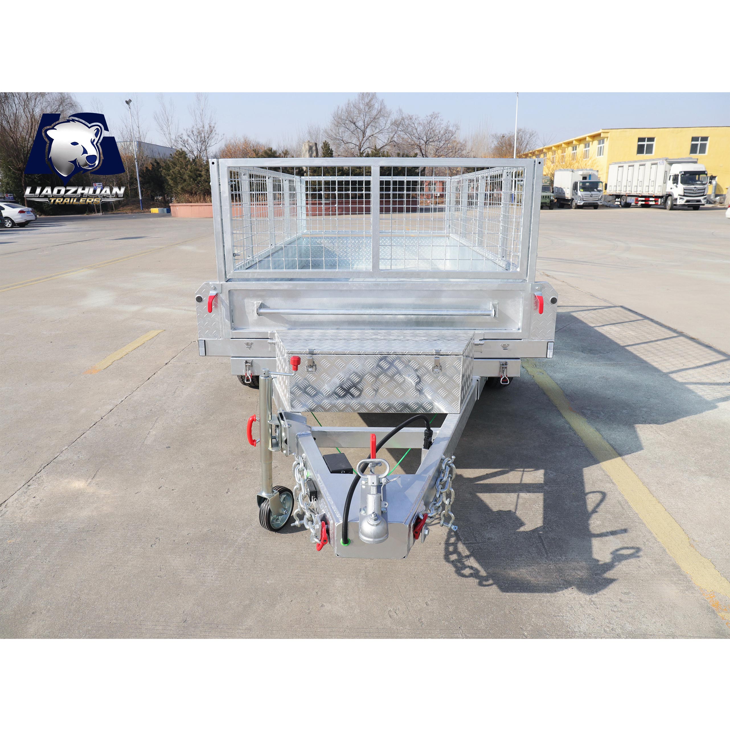 10x5 Hydraulic Tipper Galvanised Box Trailer 3500kg ATM (Electric Brake)