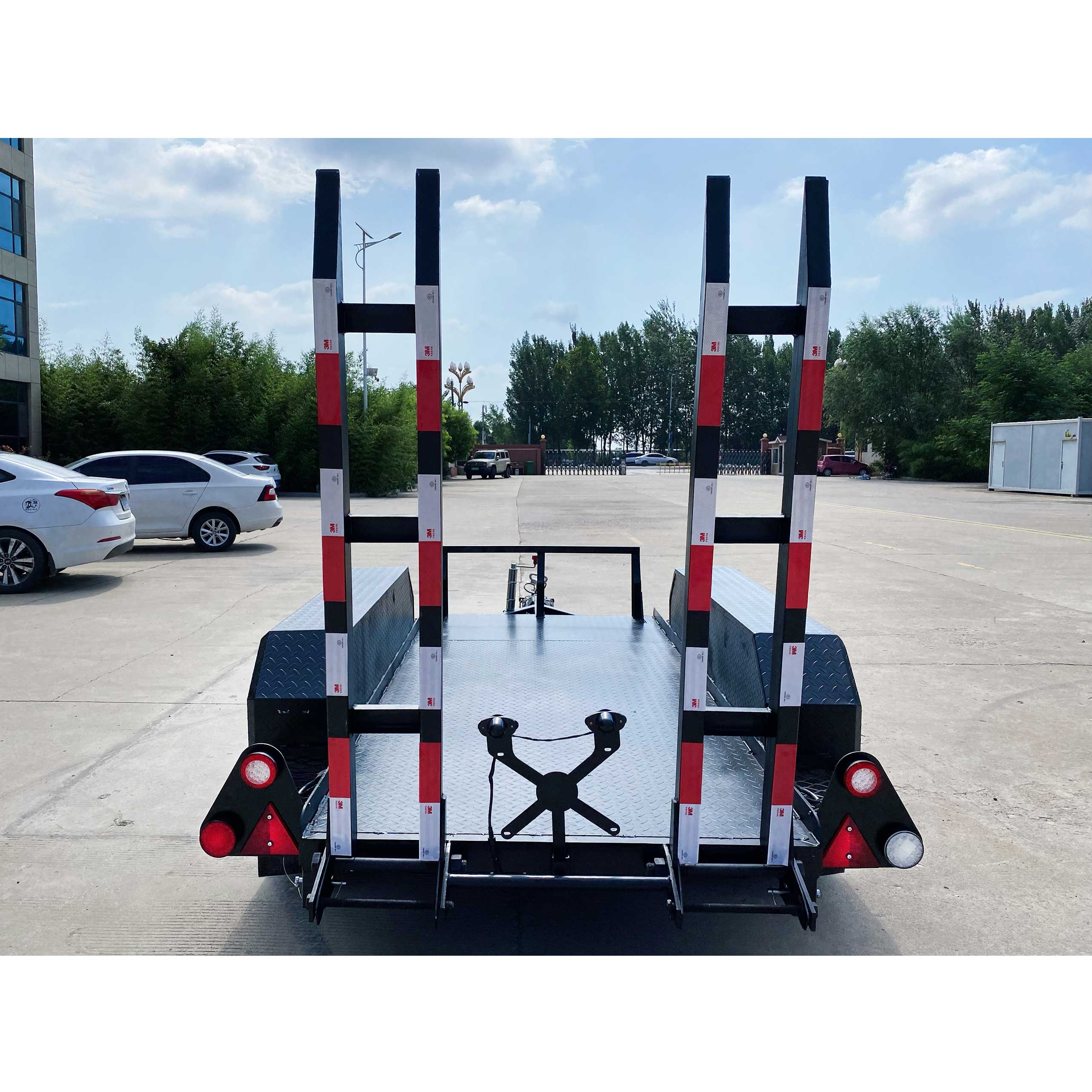 Road roller trailer