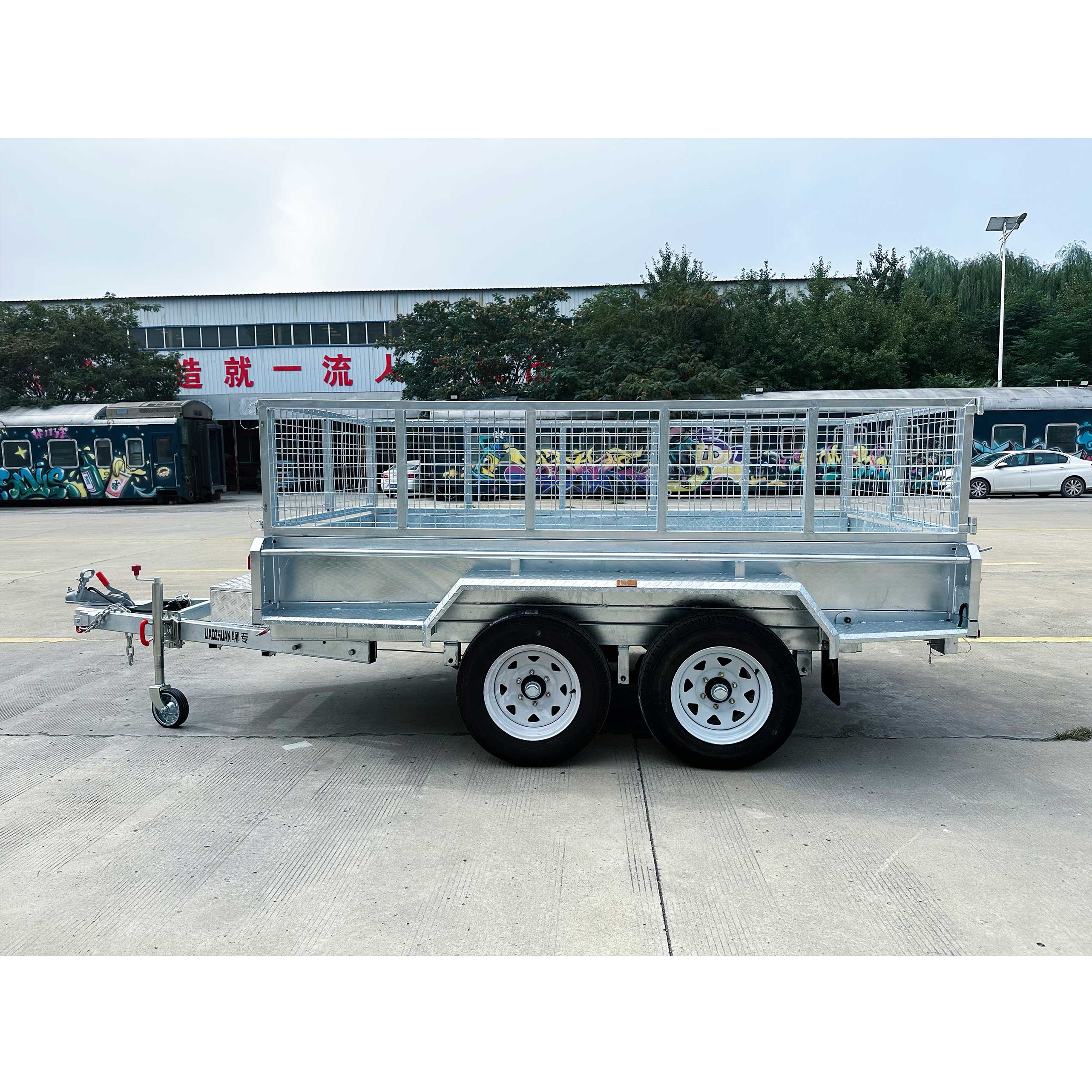 8x5 Hydraulic Tipper Galvanised Box Trailer 3500kg ATM (Electric Brake)