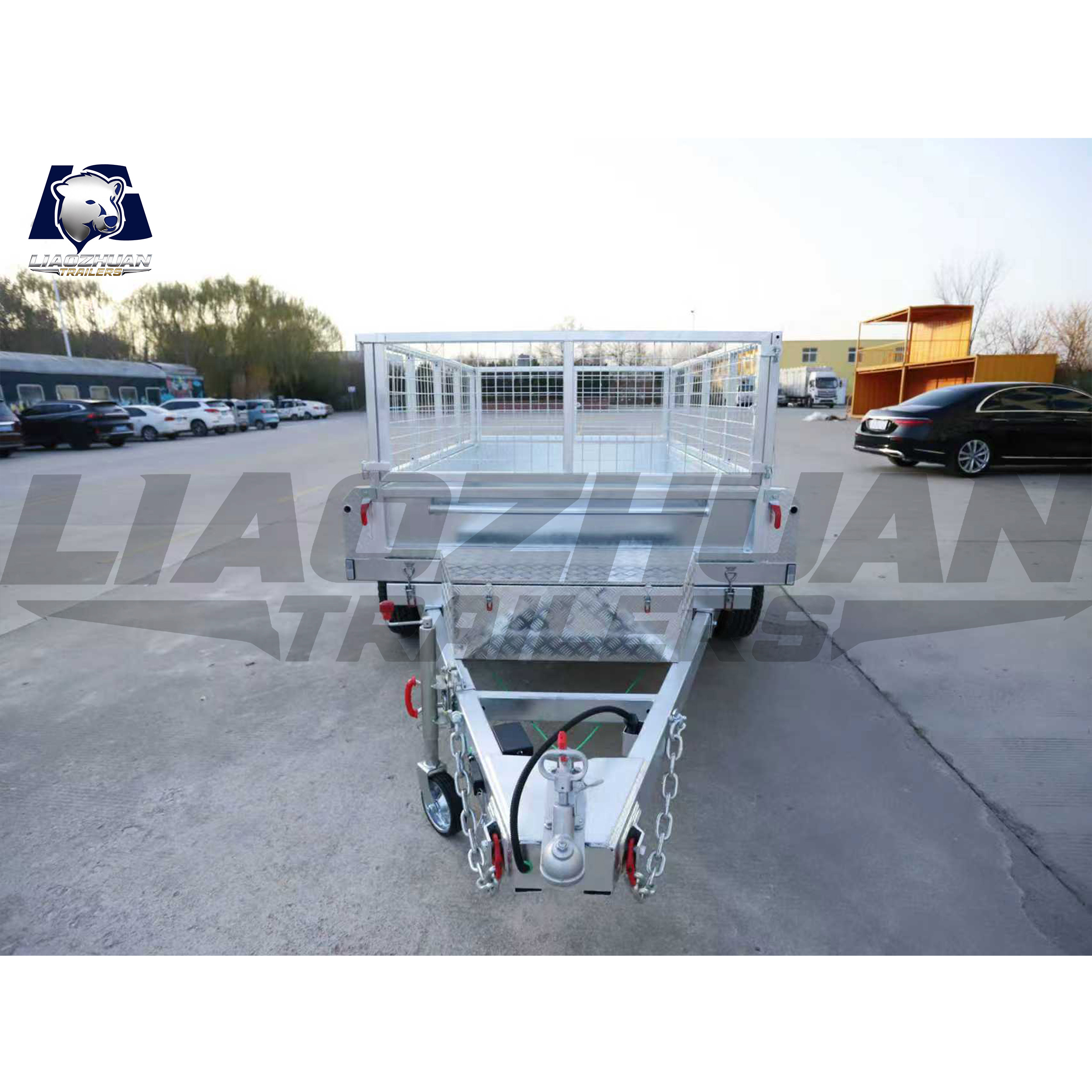 8x5 Hydraulic Tipper Galvanised Box Trailer 3200kg ATM (Electric Brake)