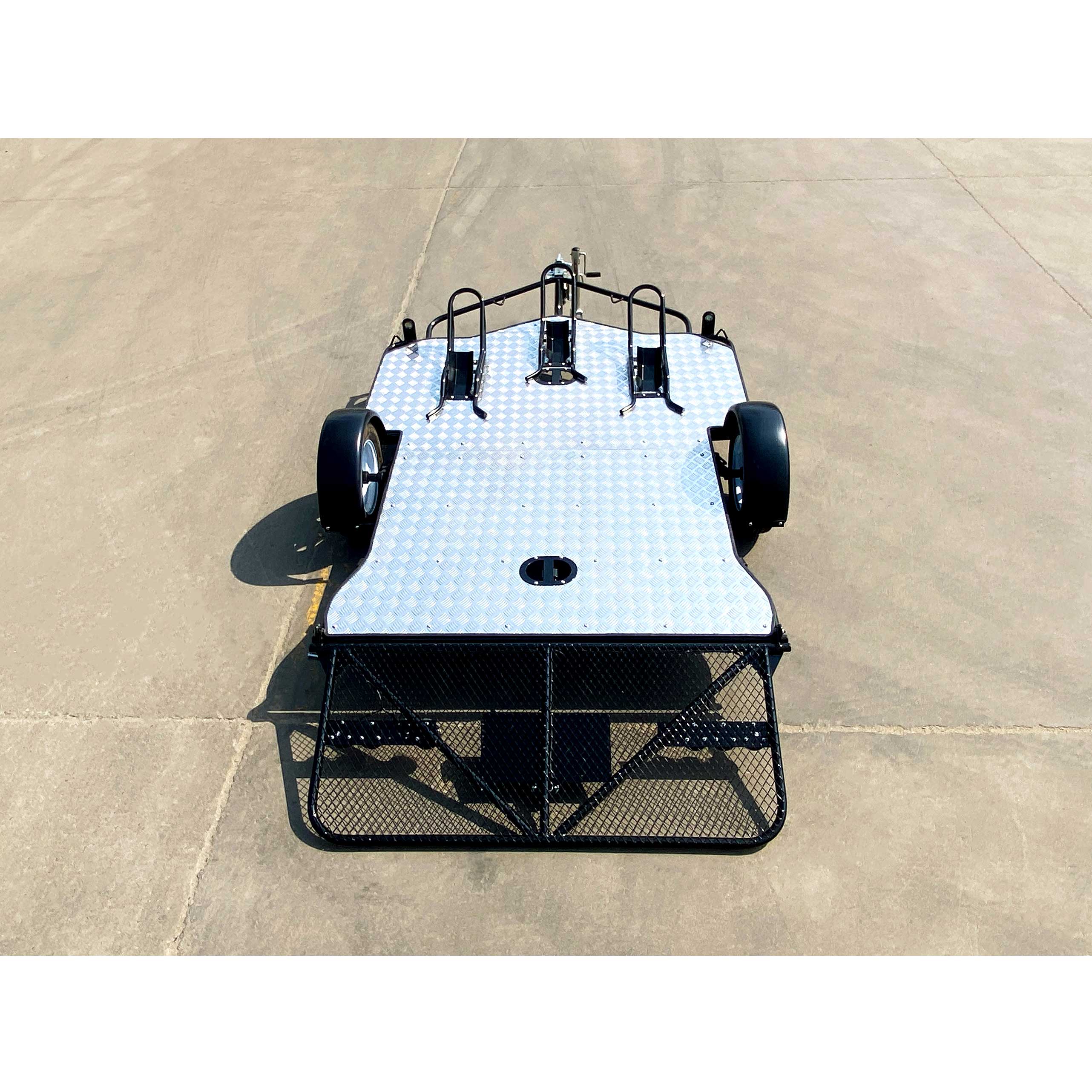 Double motorcycle trailer