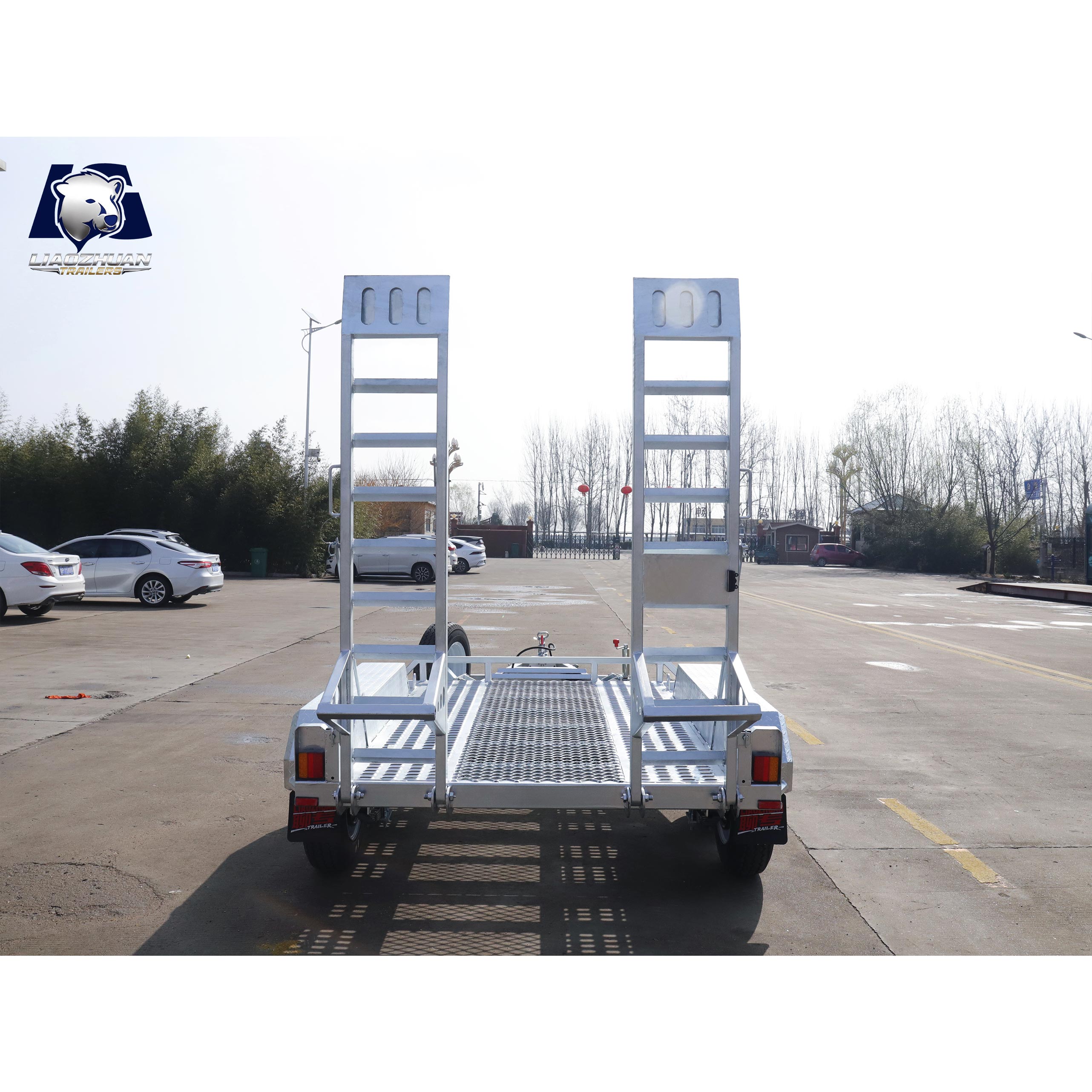 8×5 Double-axis Hot-Dip Galvanised Excavator Trailer 3000kg ATM