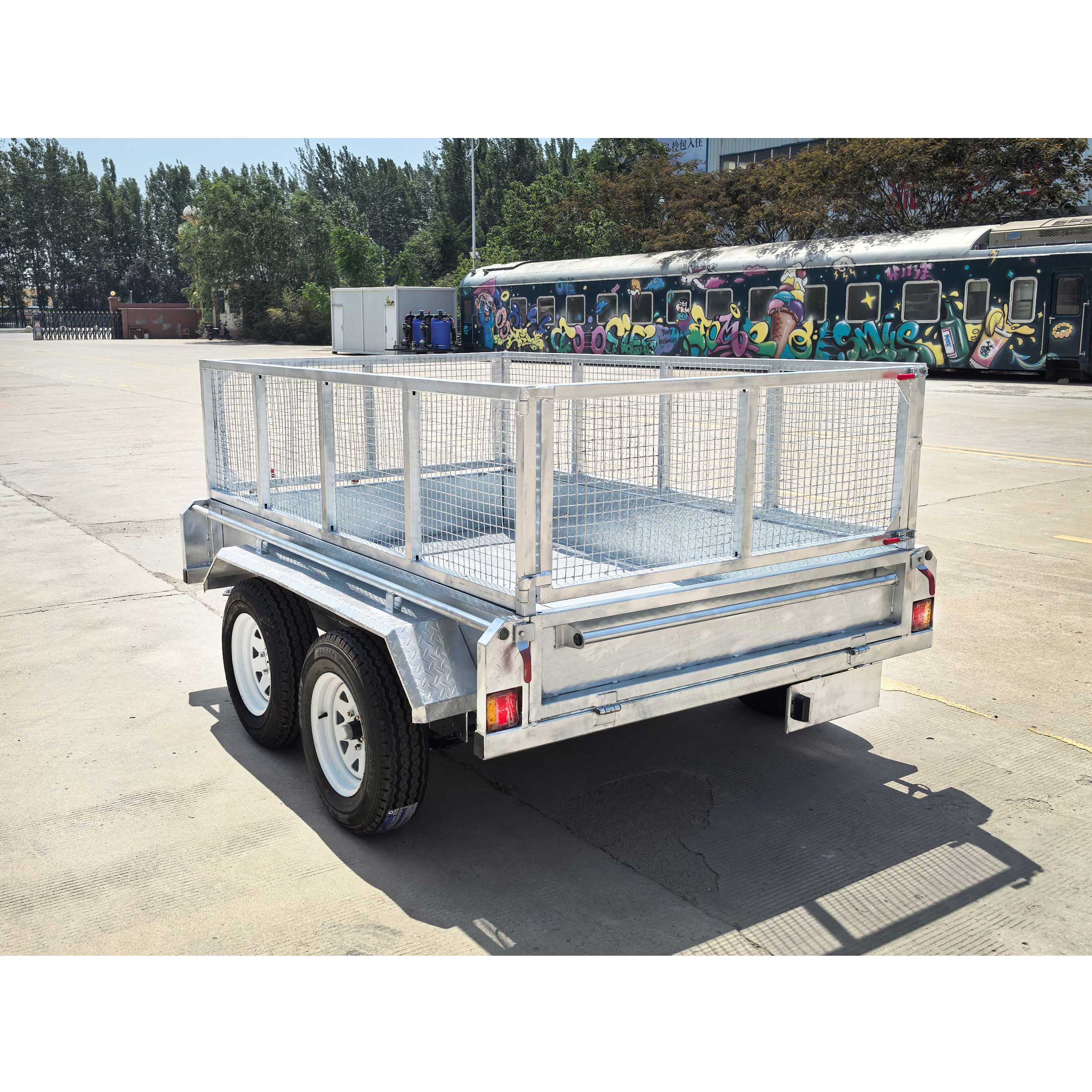 8x5 Premium Double Axle Hot-Dip Galvanised Tilting Box Trailer 2000kgATM