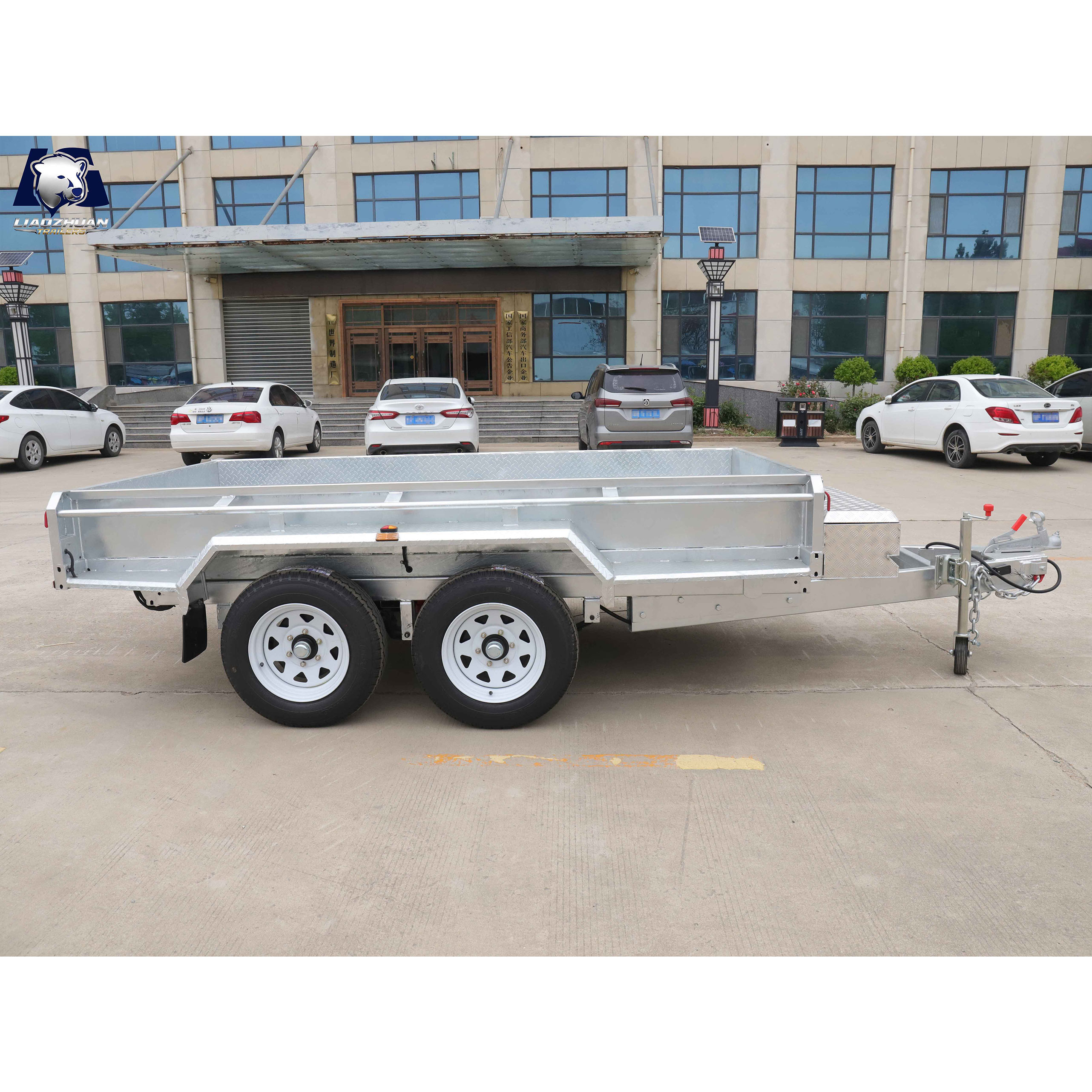 10x5 Hydraulic Tipper Galvanised Trailer 3000kg ATM (Electric Brake)