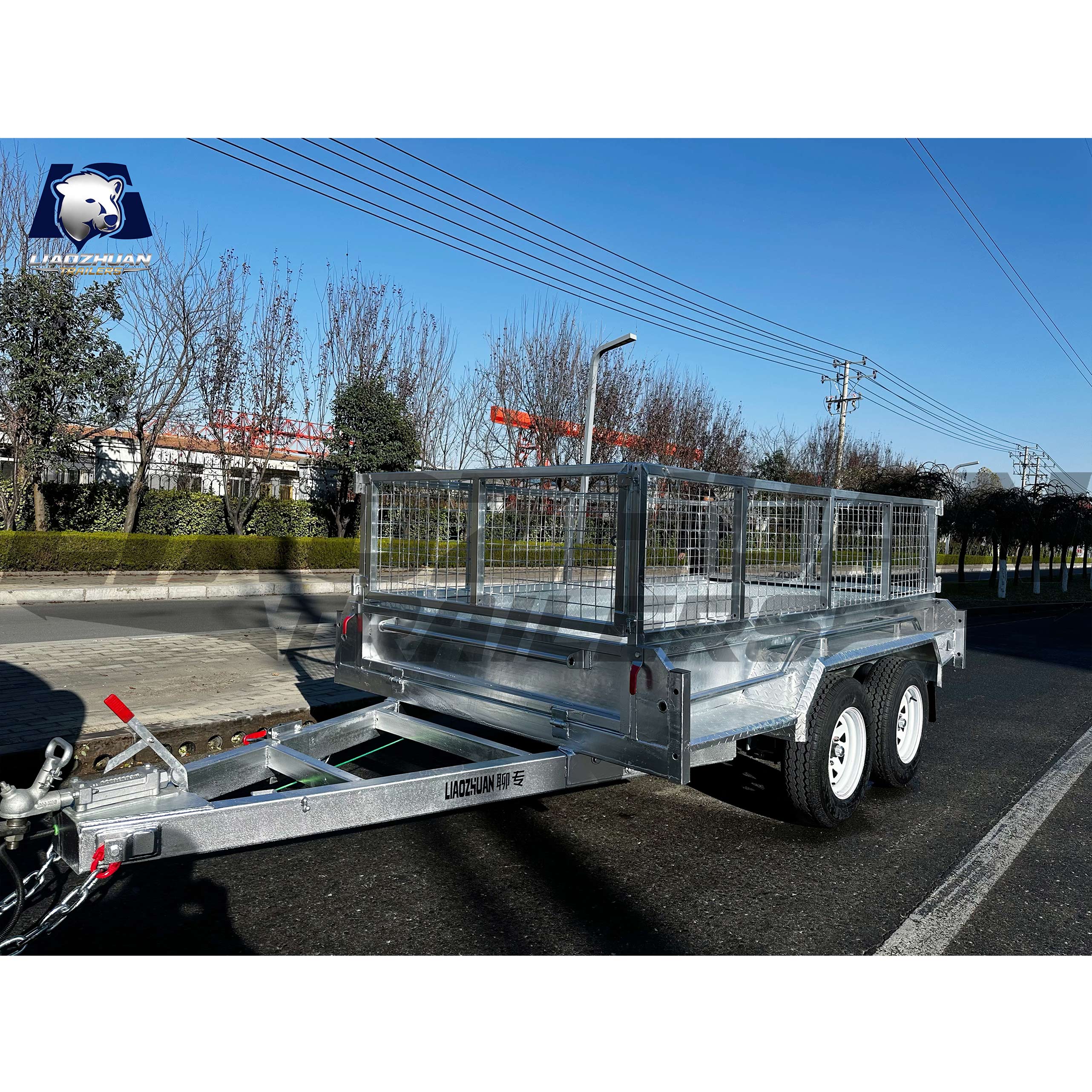 10×5 Tandem Axle Hot-Dip Galvanised Box Trailer 2000kg ATM