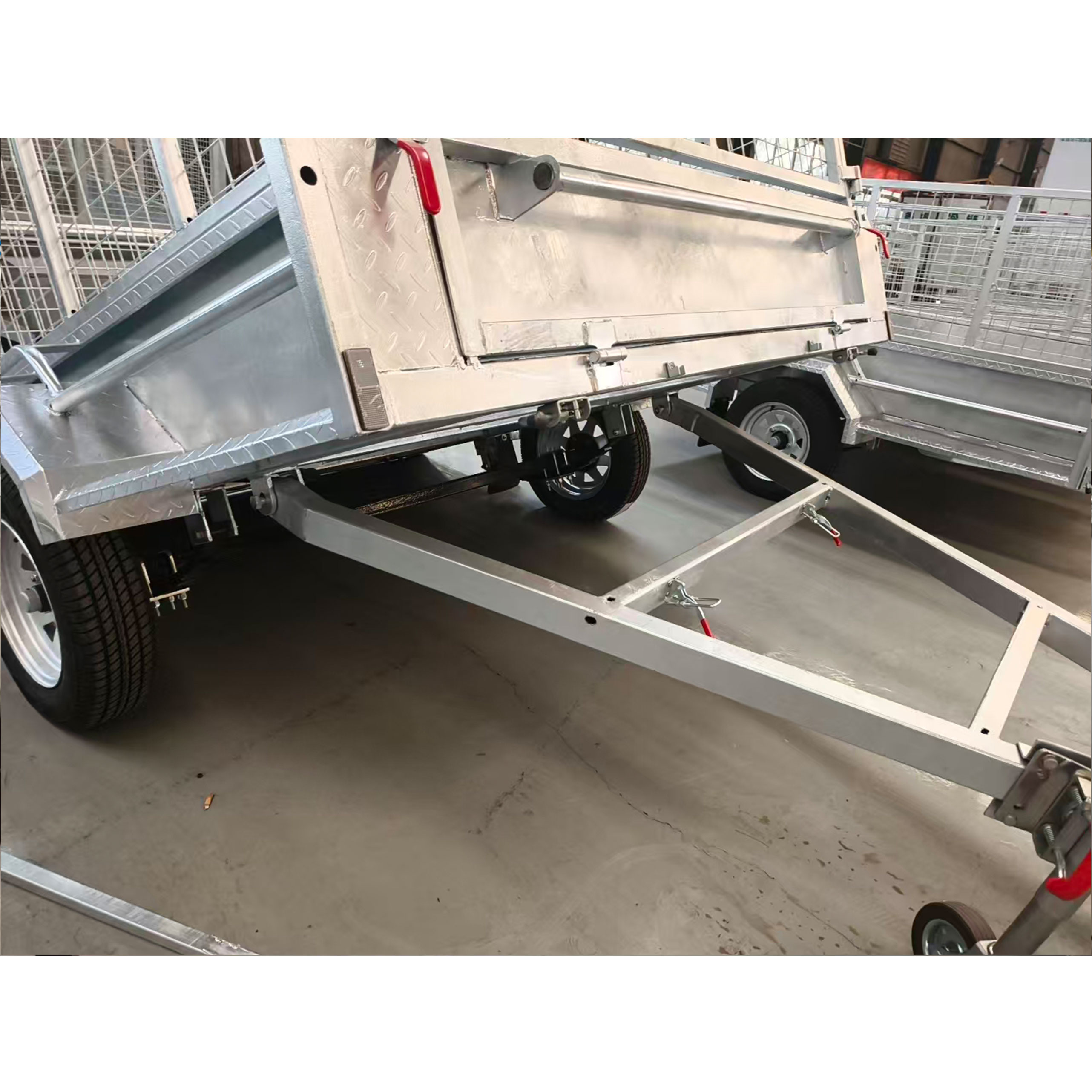 Single-axis cage-type tandem 7*5 trailer ATM750kg