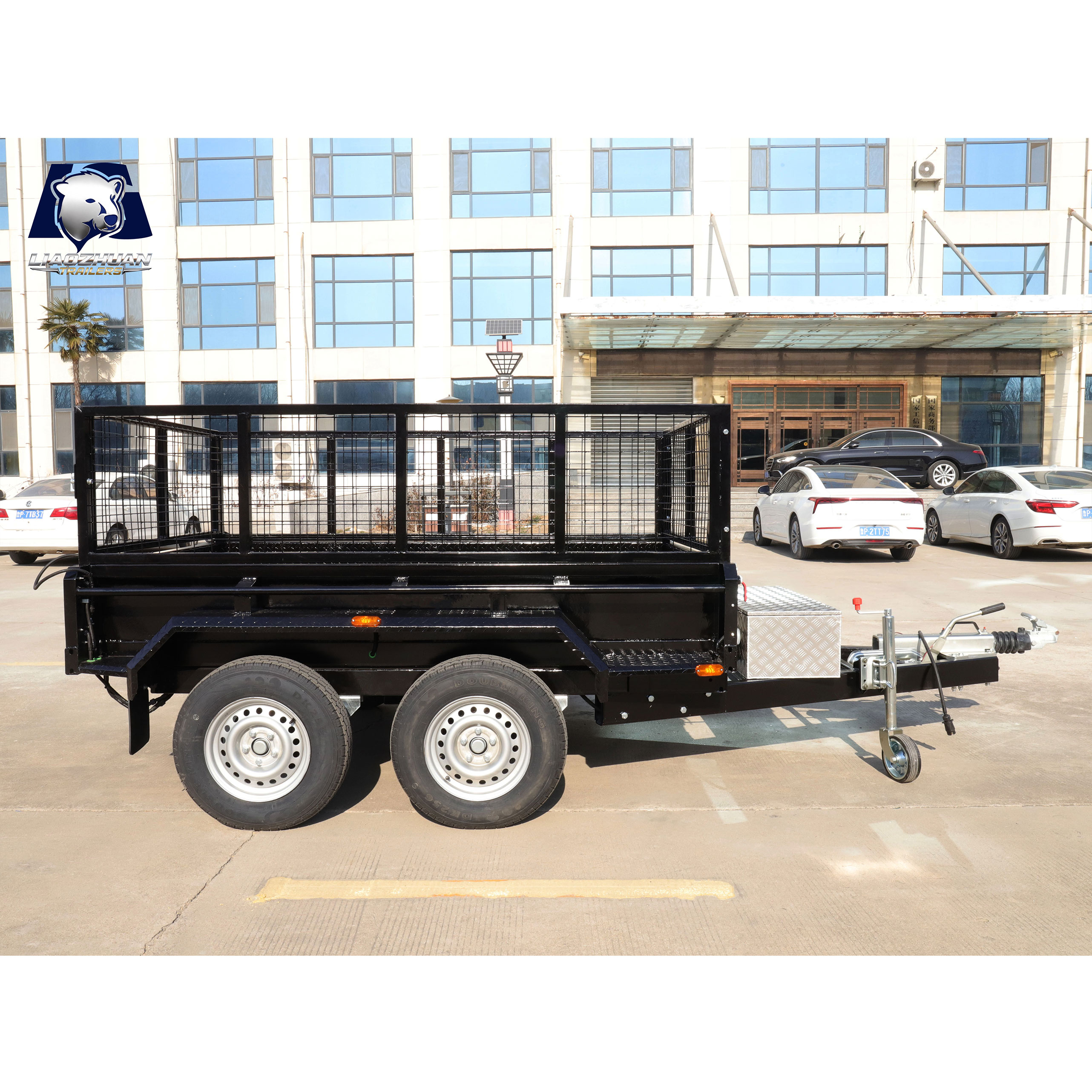 8x5 Hydraulic Dual-axis Tipper Painting Trailer 3000kg ATM (Collision Brake)