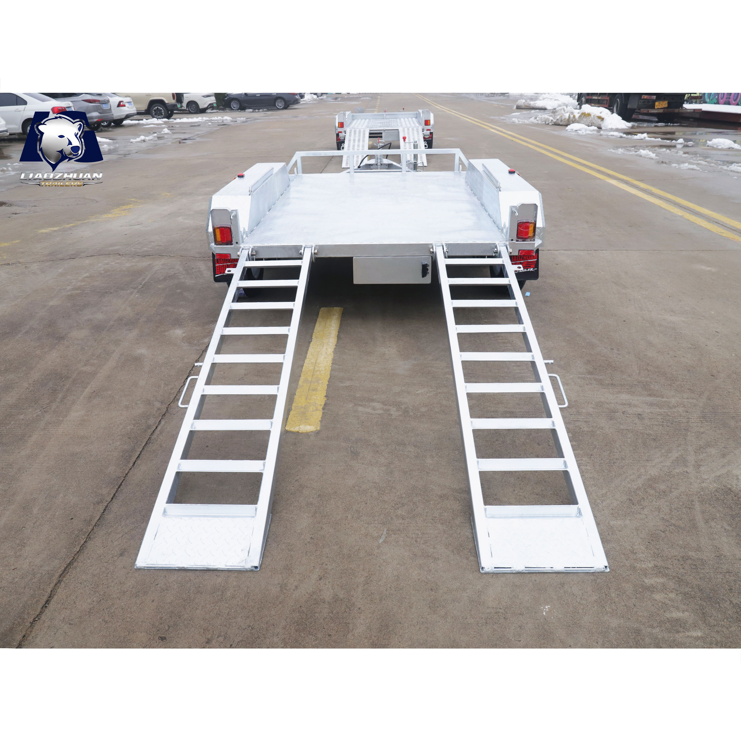 8×5 Double-axis Hot-Dip Galvanised Excavator Trailer 2000kg ATM