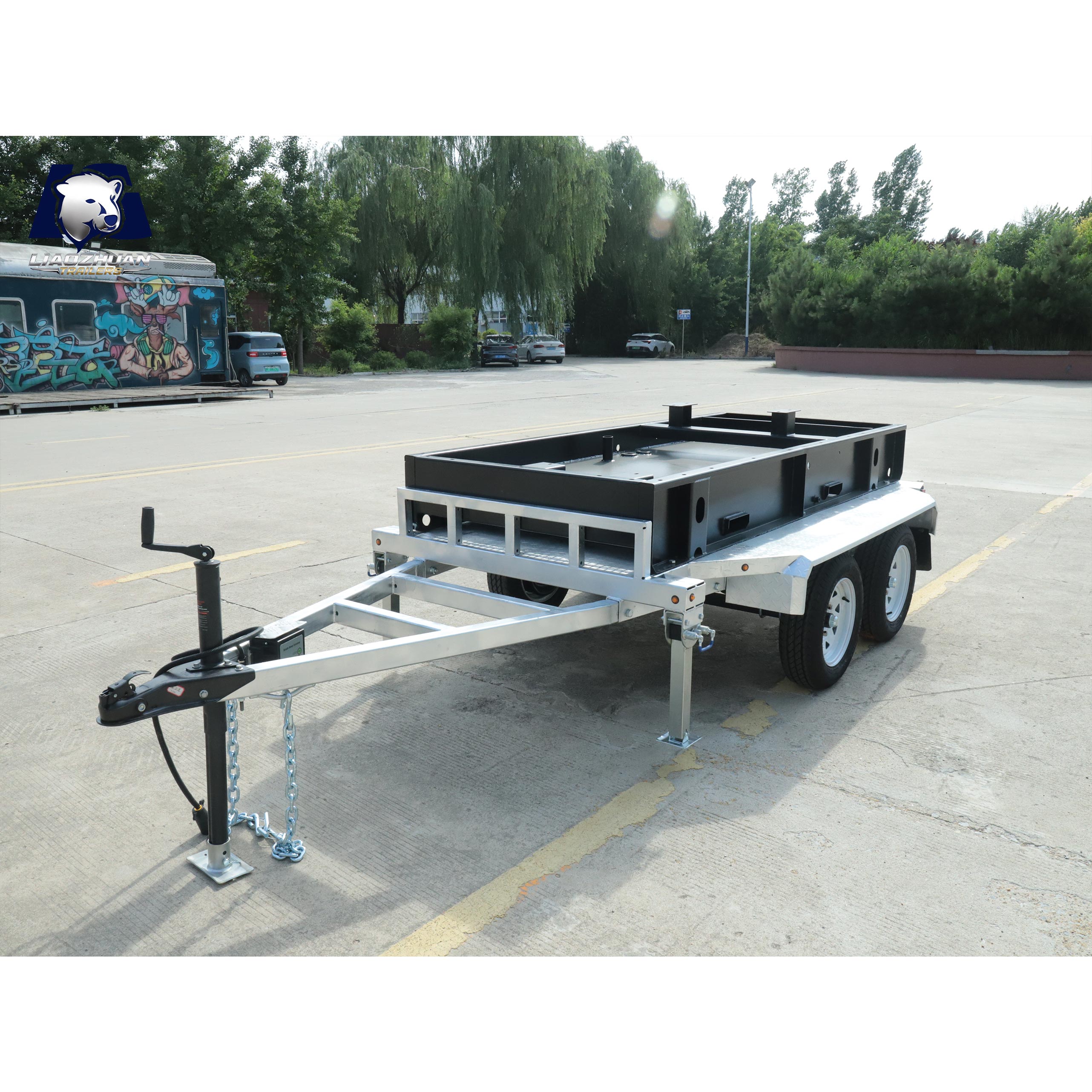 Dual-axis generator trailer ATM2000kg